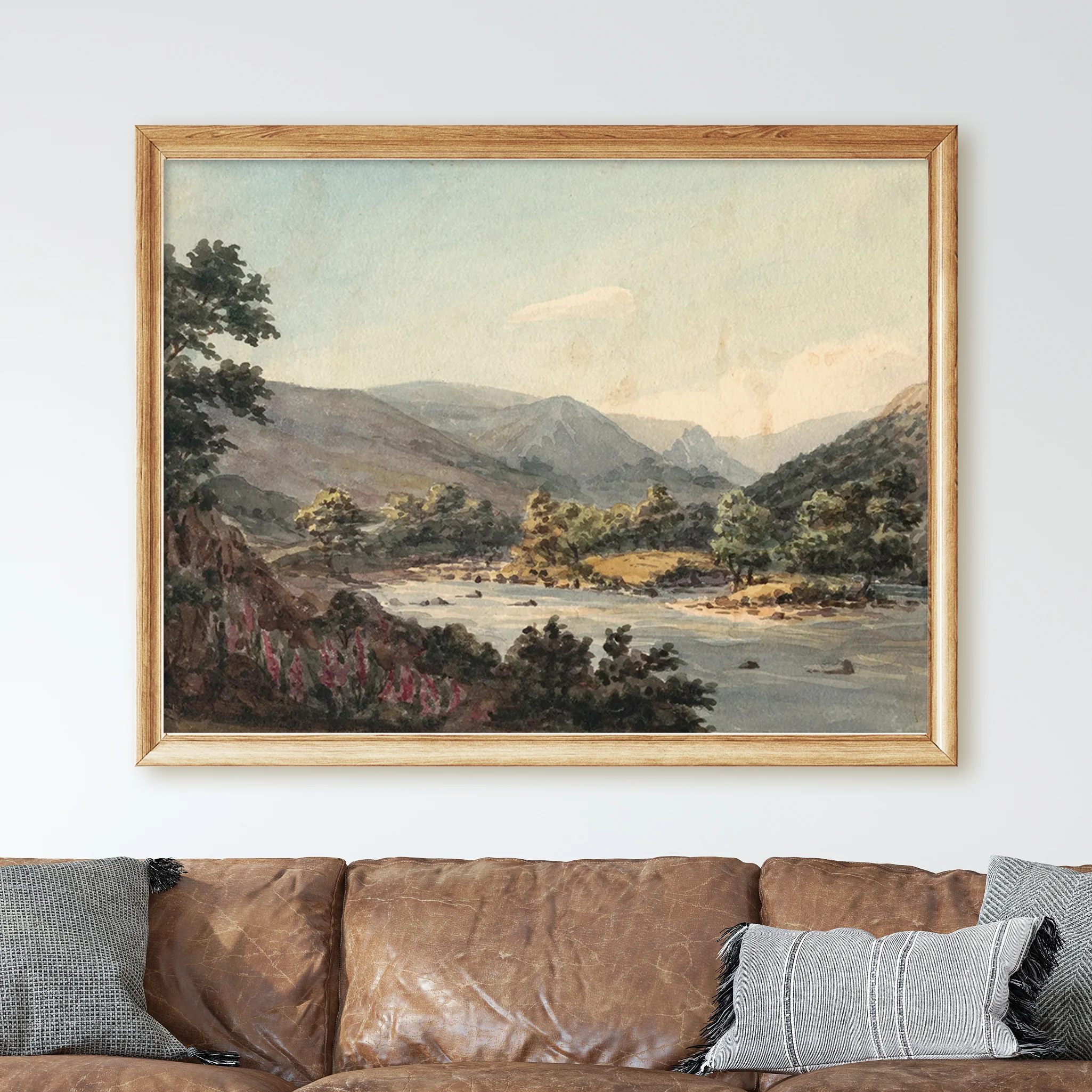 River and Hills Landscape - Image 2