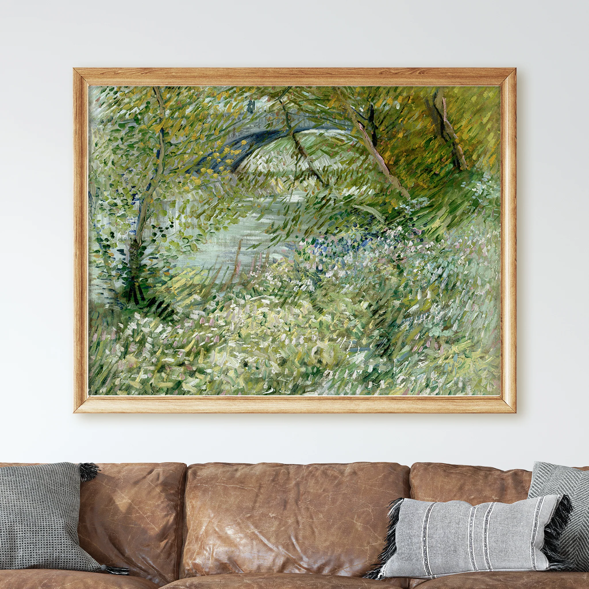 River Bank in Springtime (1887) by Van Gogh - Image 2
