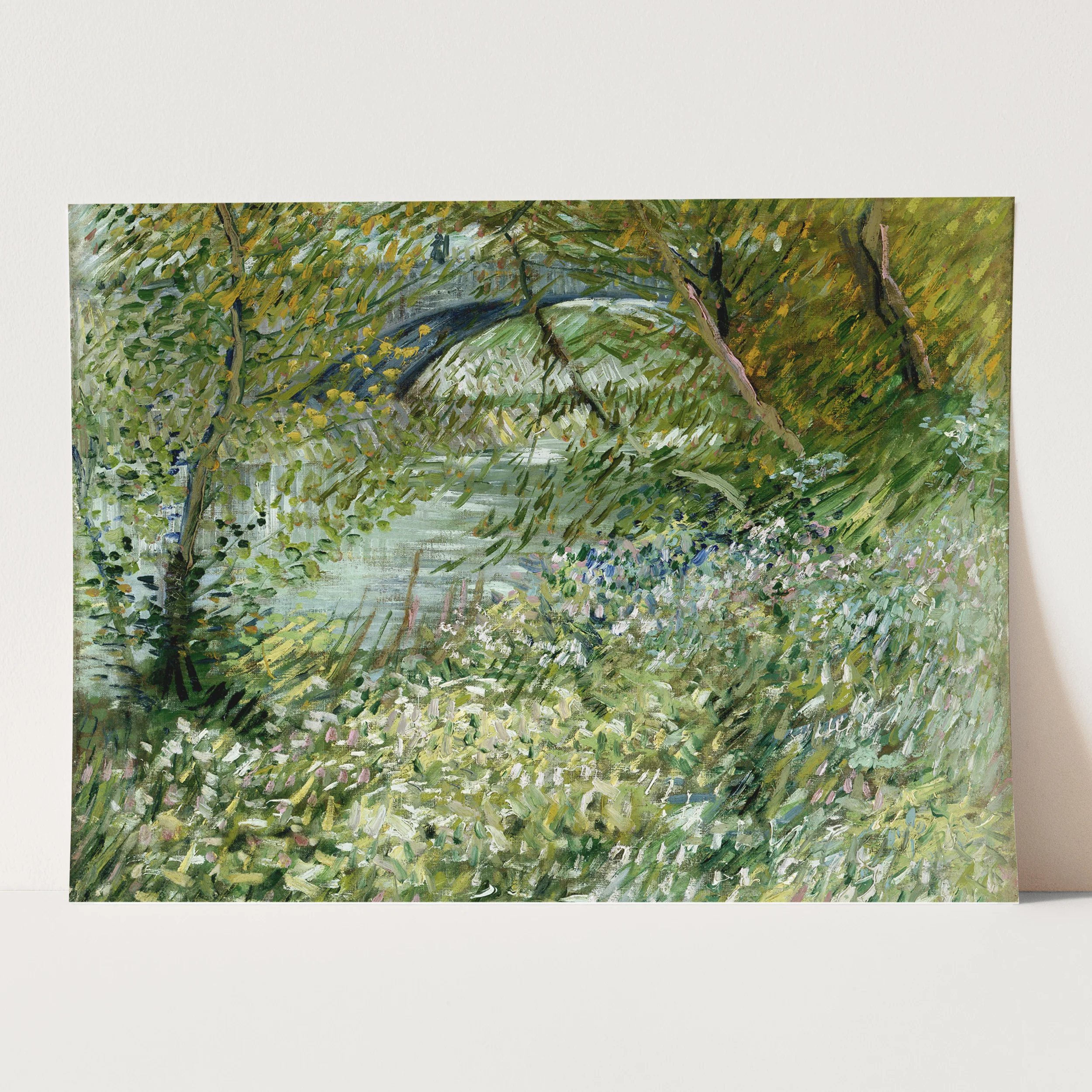 River Bank in Springtime (1887) by Van Gogh - Image 3