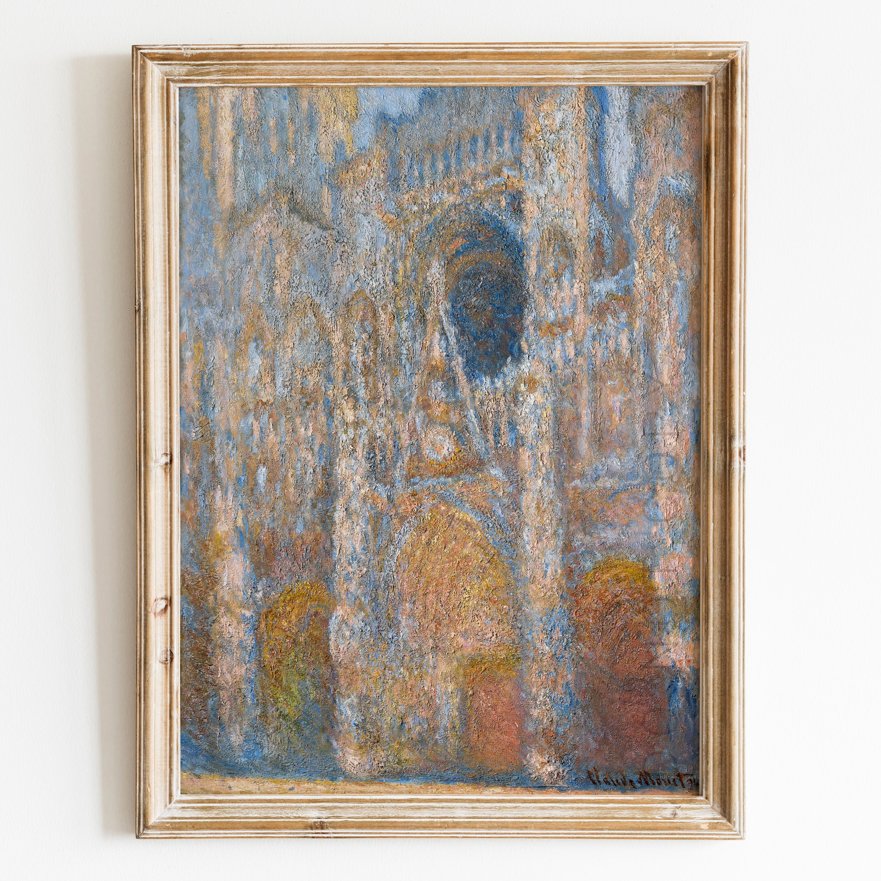 Rouen Cathedral, the Façade in Sunlight (1892–1894) by Claude Monet