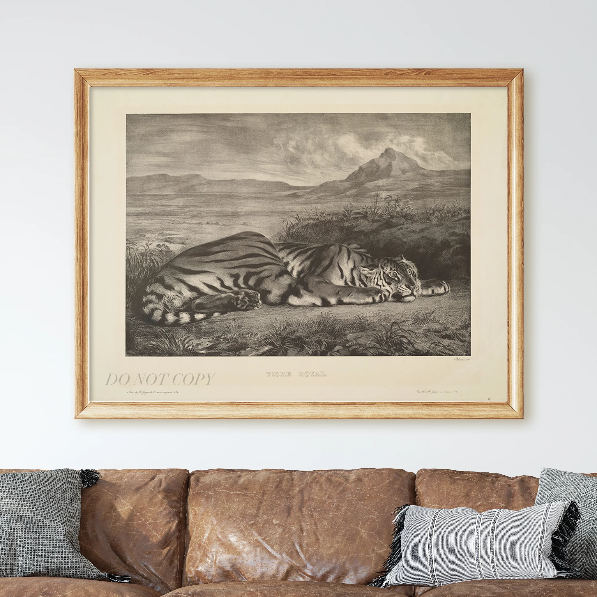Royal Tiger (1829) by Eugène Delacroix - Image 2