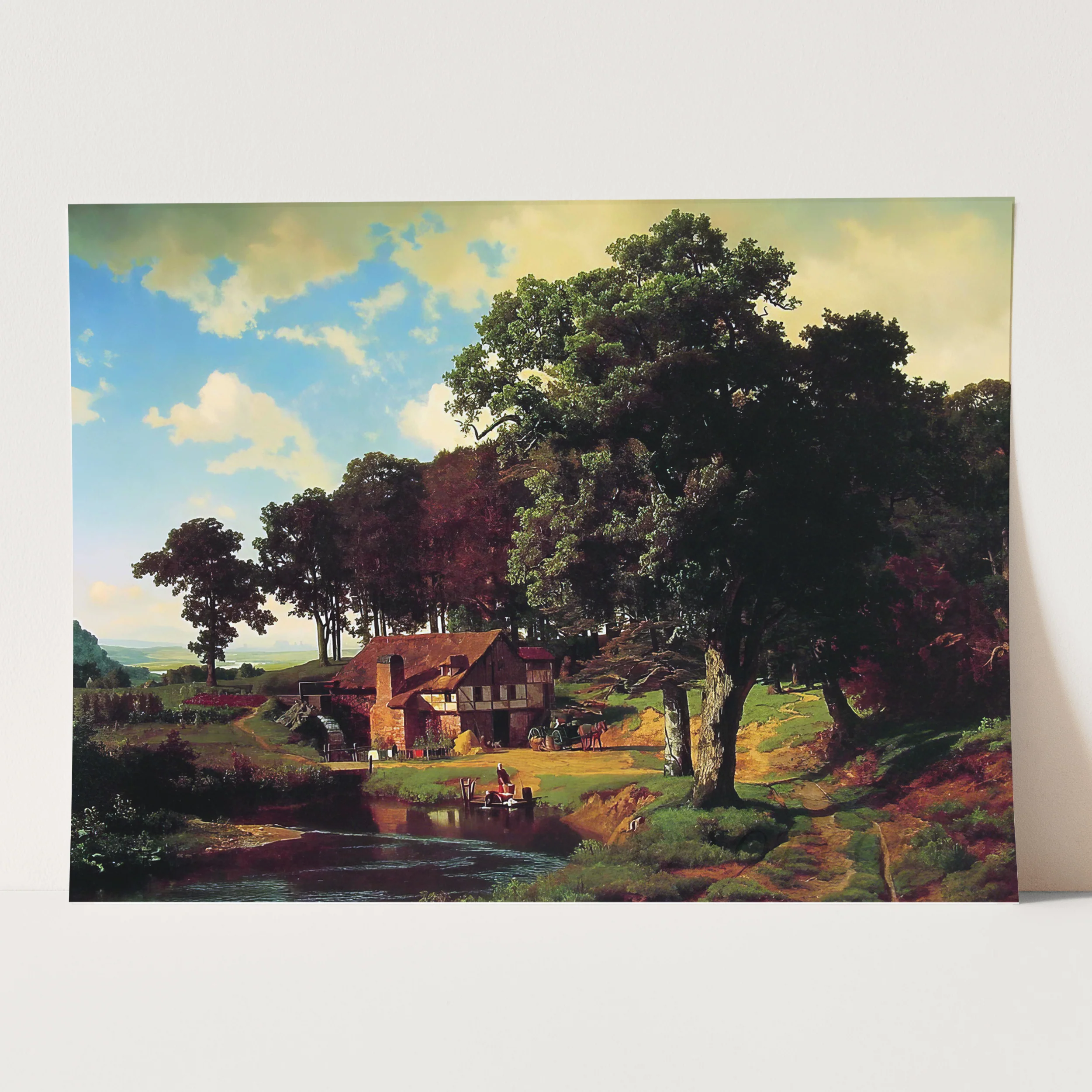 Rustic Mill by Albert Bierstadt - Image 3