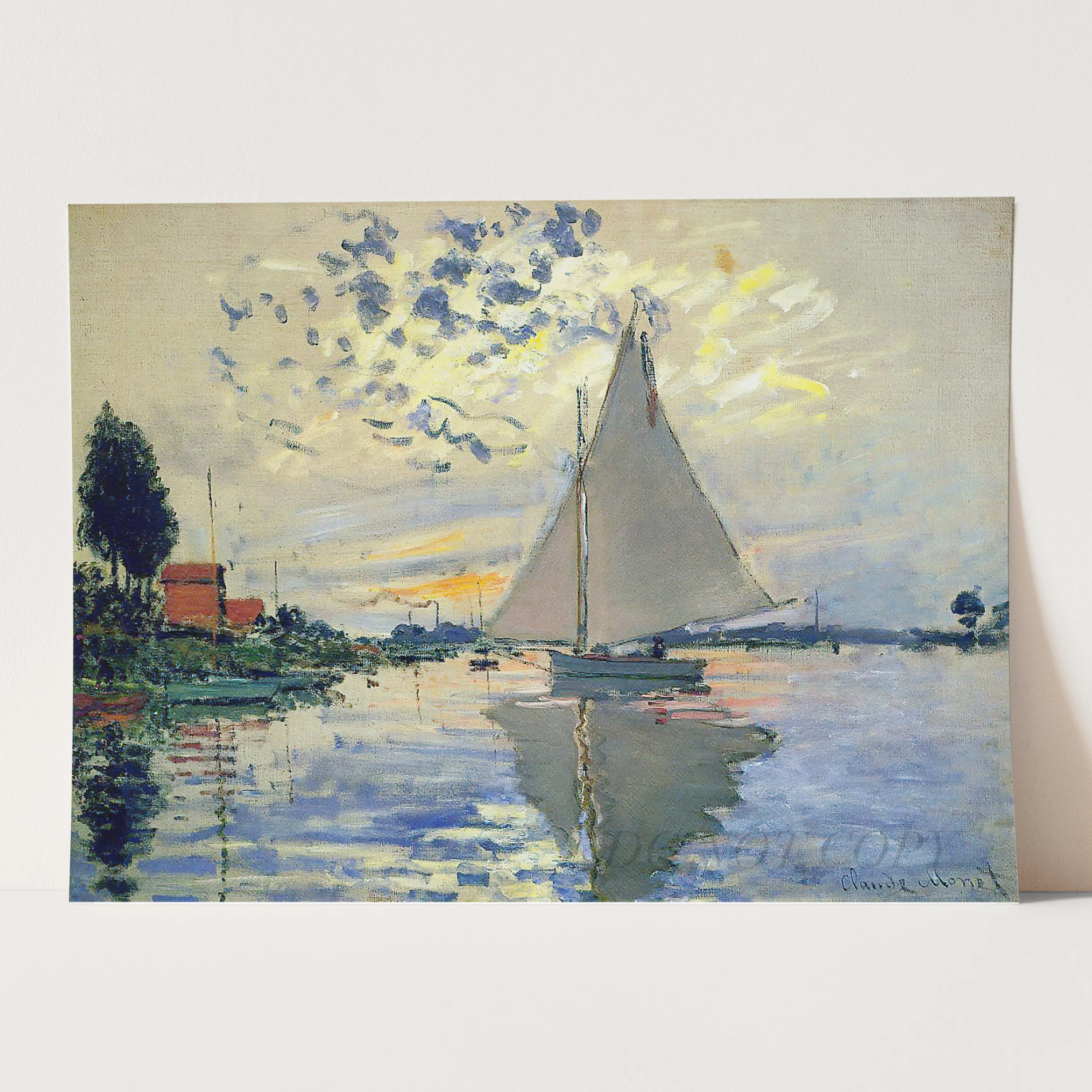 Sailboat by Claude Monet - Image 3