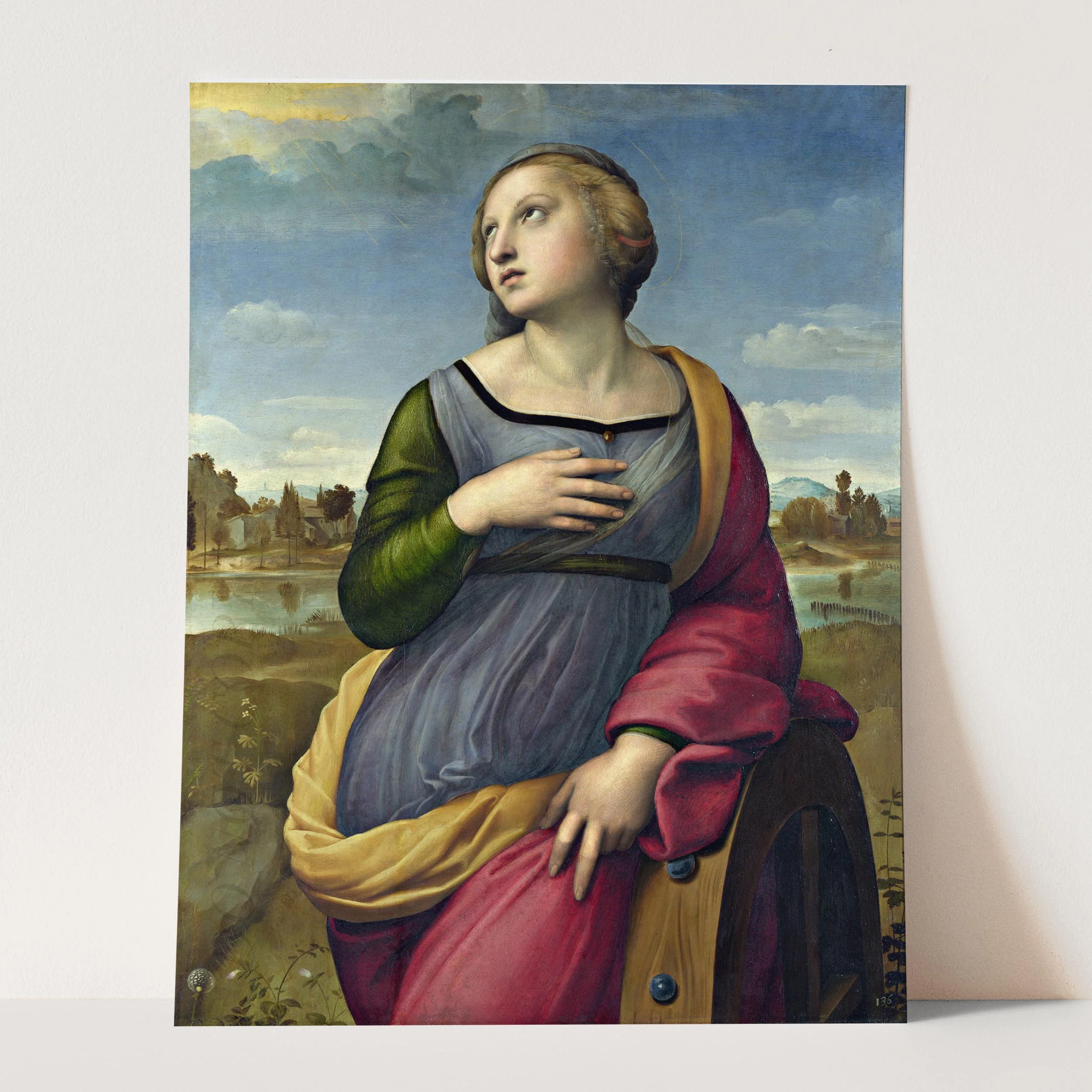 Saint Catherine of Alexandria by Raphael - Image 3