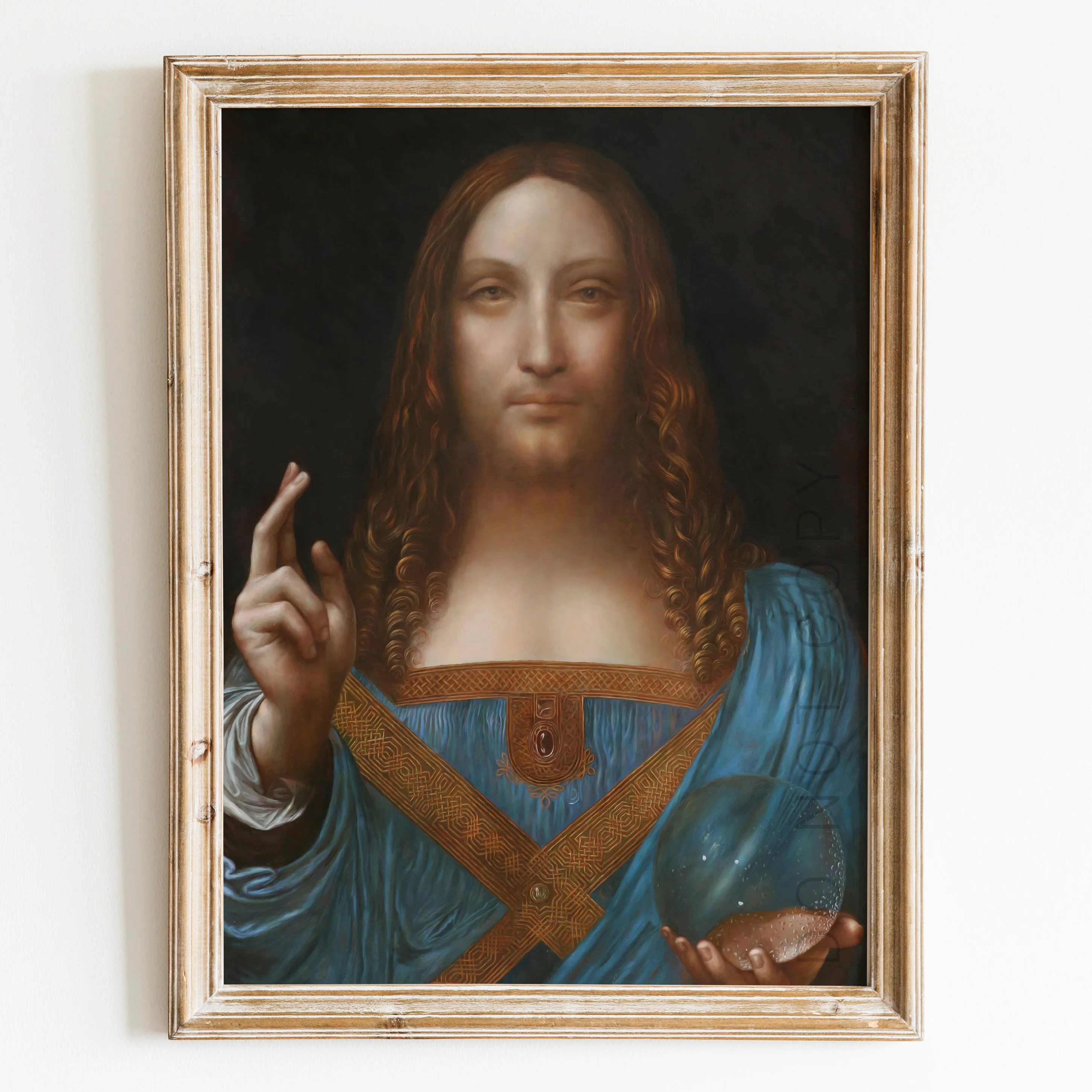 Salvator Mundi Jesus by Leonardo Da Vinci