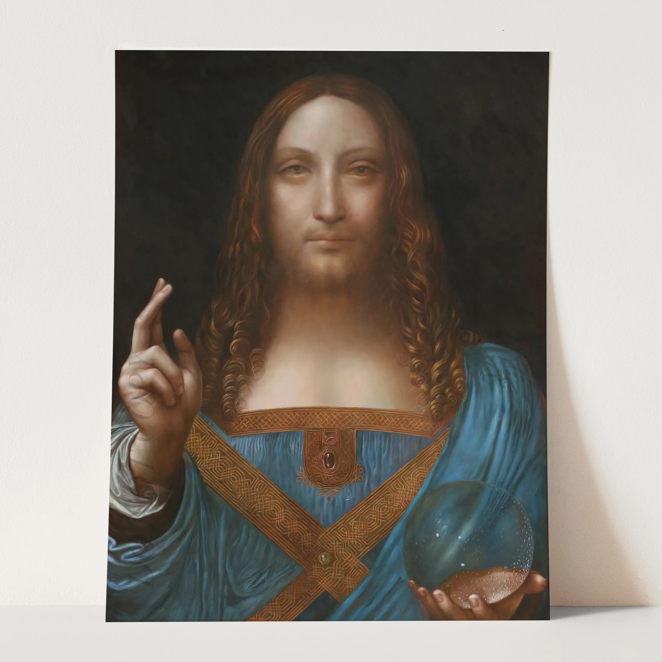 Salvator Mundi Jesus by Leonardo Da Vinci - Image 3