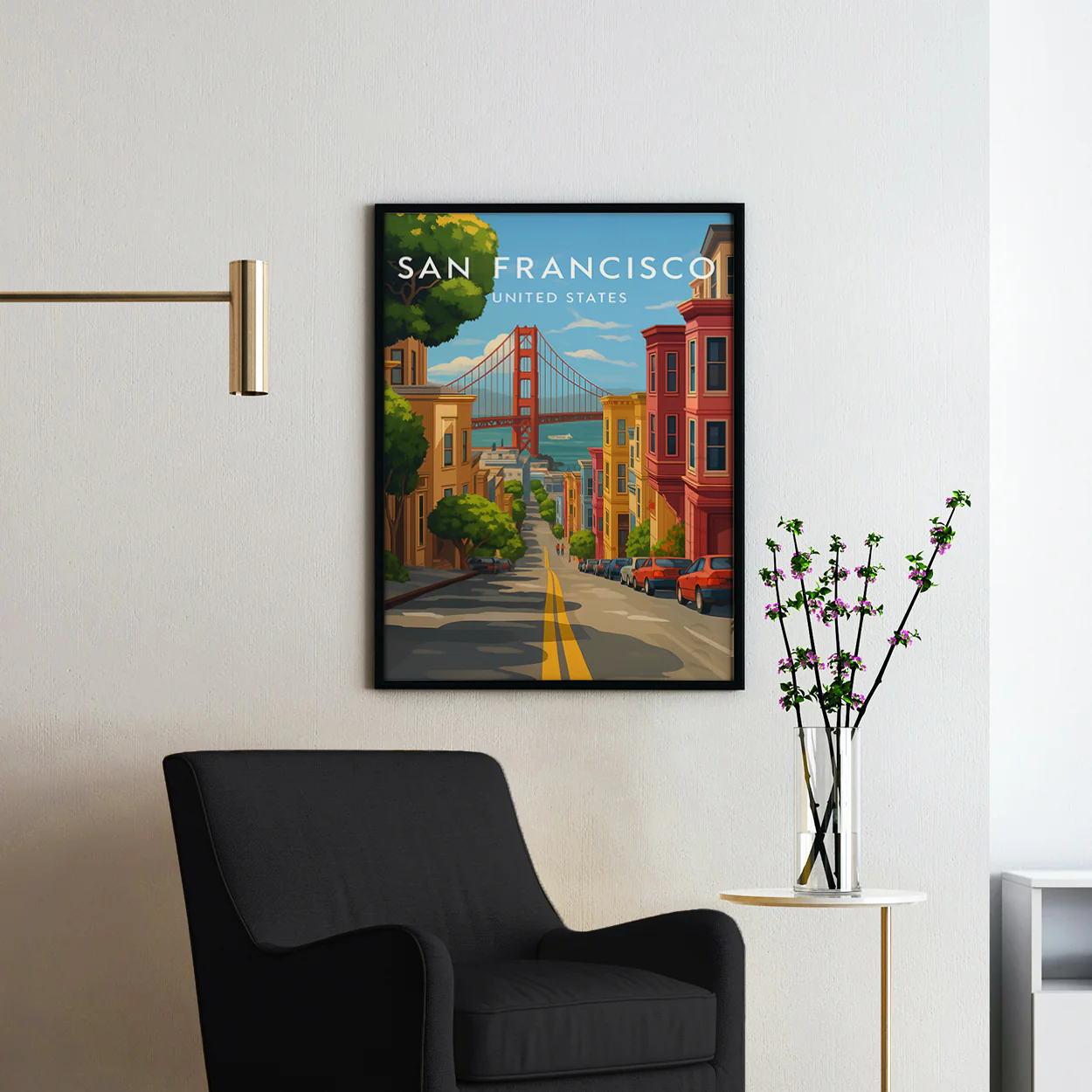 San Francisco Vintage Travel Poster - Image 2