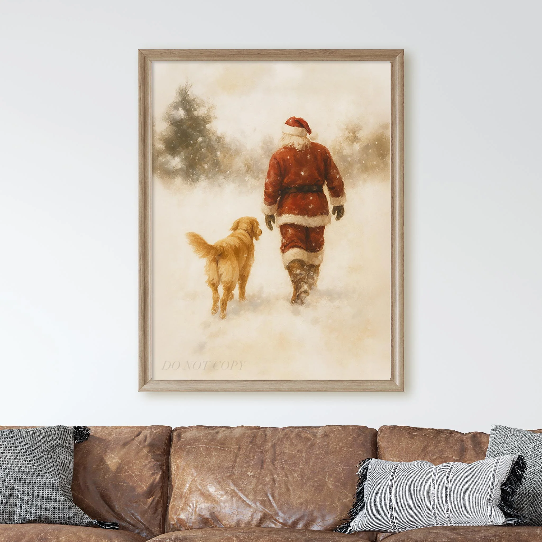 Santa Claus With Dog - Image 2