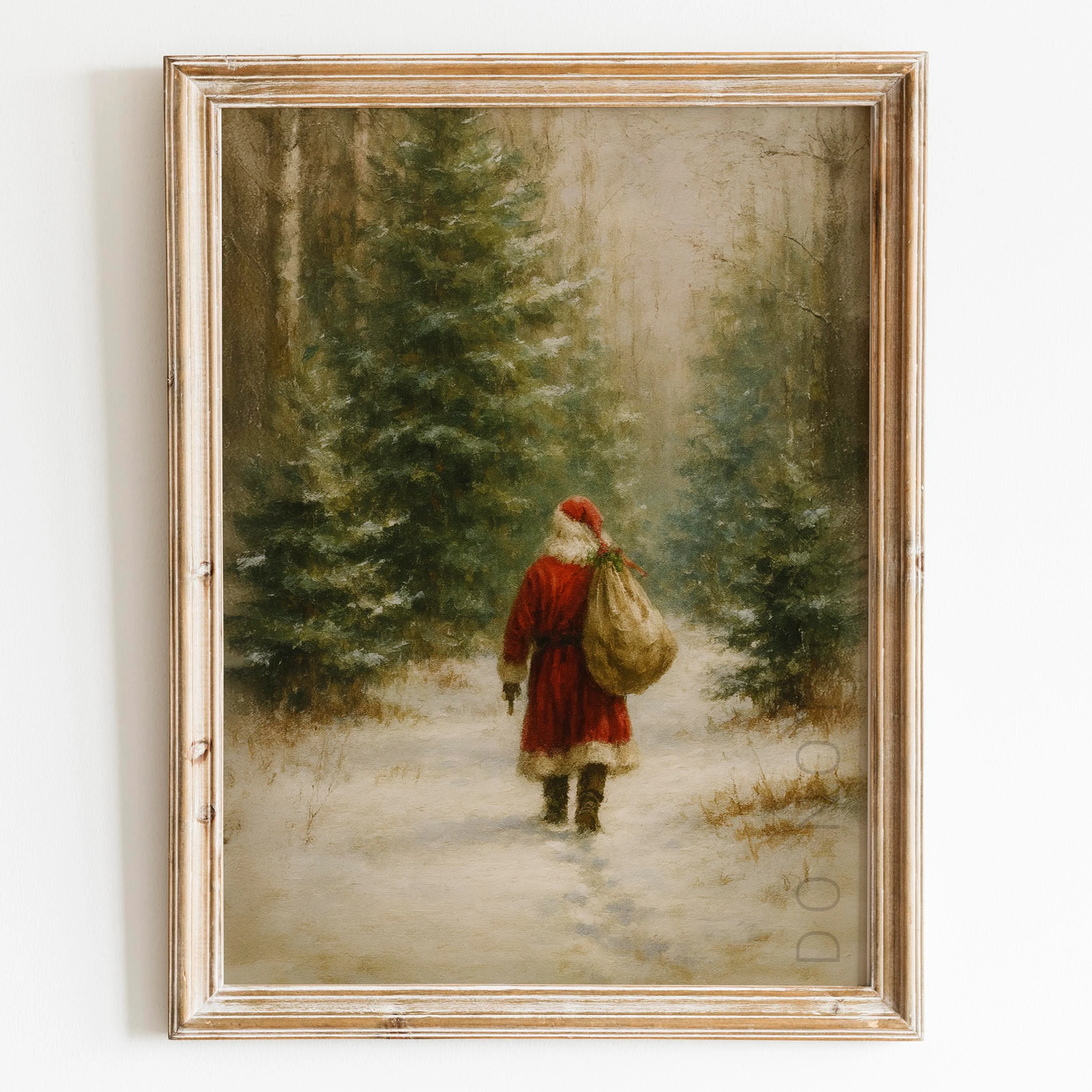 Santa Claus With Gifts