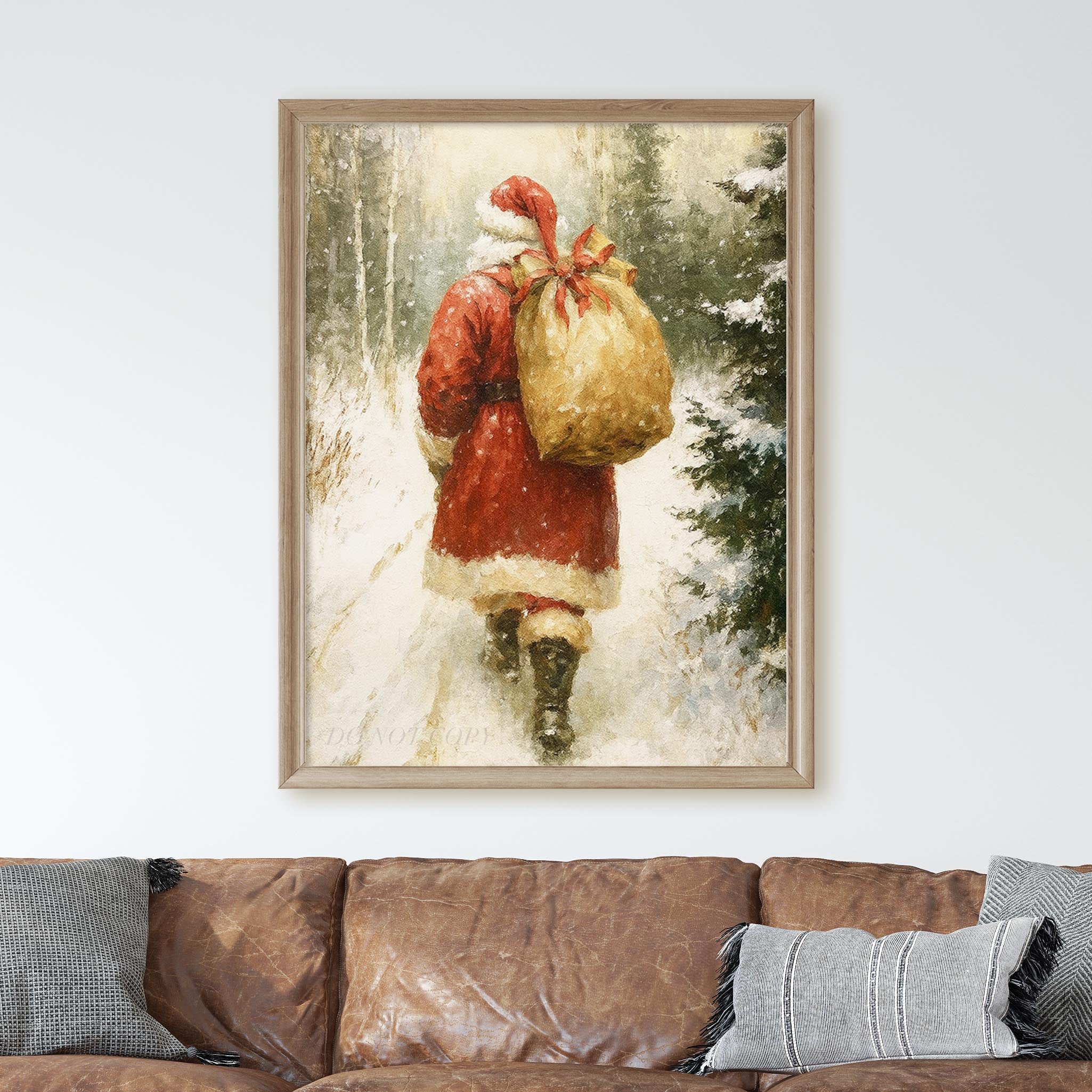 Santa Claus With His Bag Of Gifts - Image 2