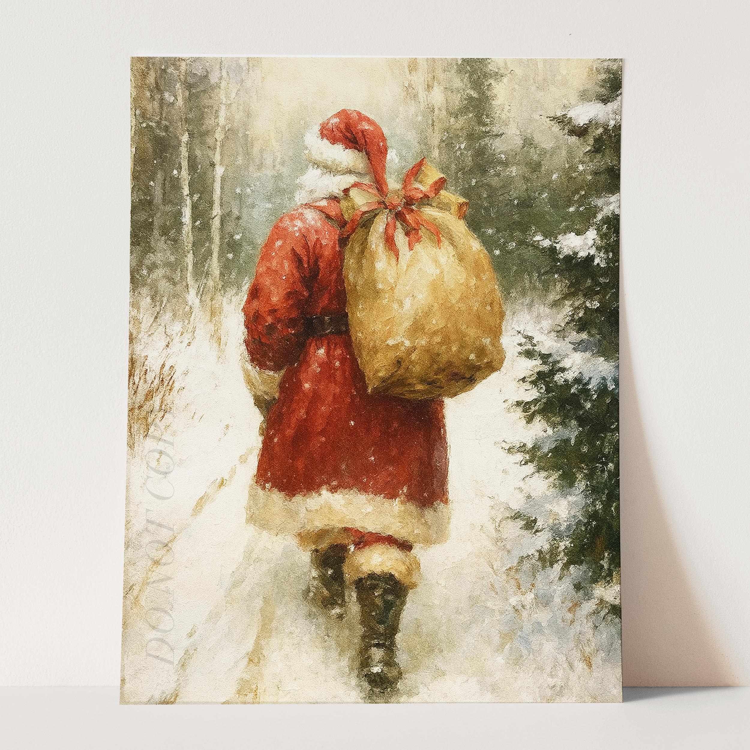 Santa Claus With His Bag Of Gifts - Image 3
