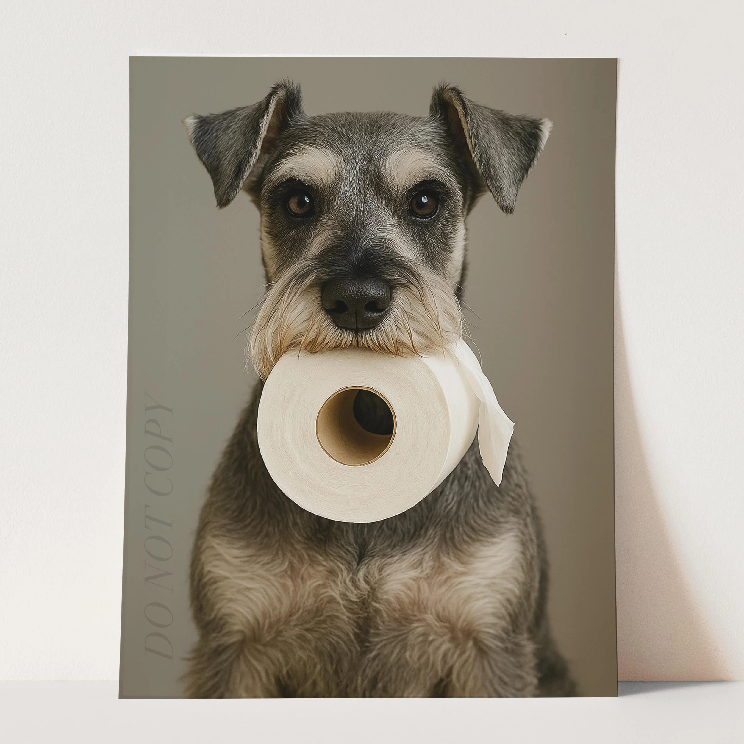 Schnauzer Dog Toilet Paper - Image 3
