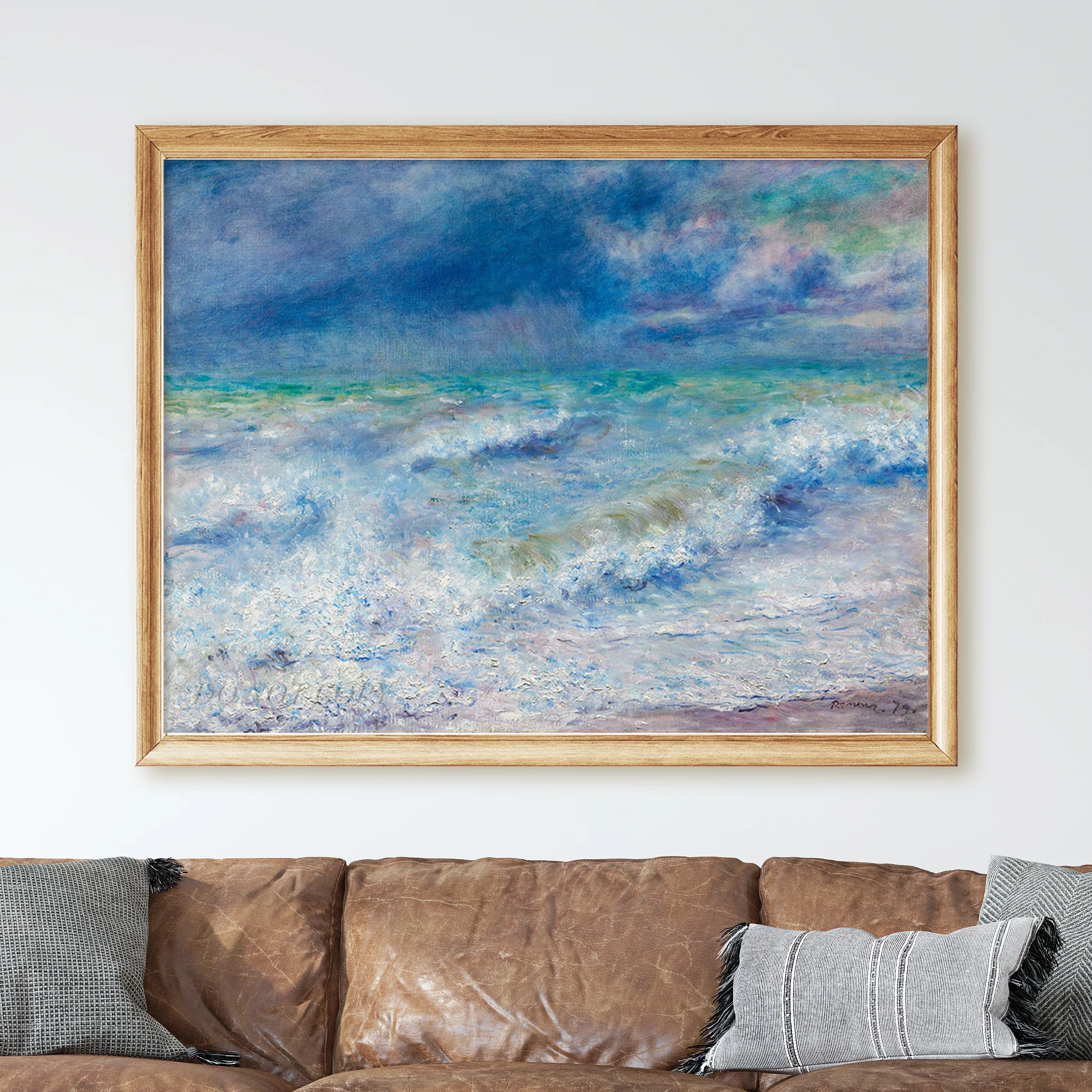 Seascape (1897) by Pierre-Auguste Renoir - Image 2