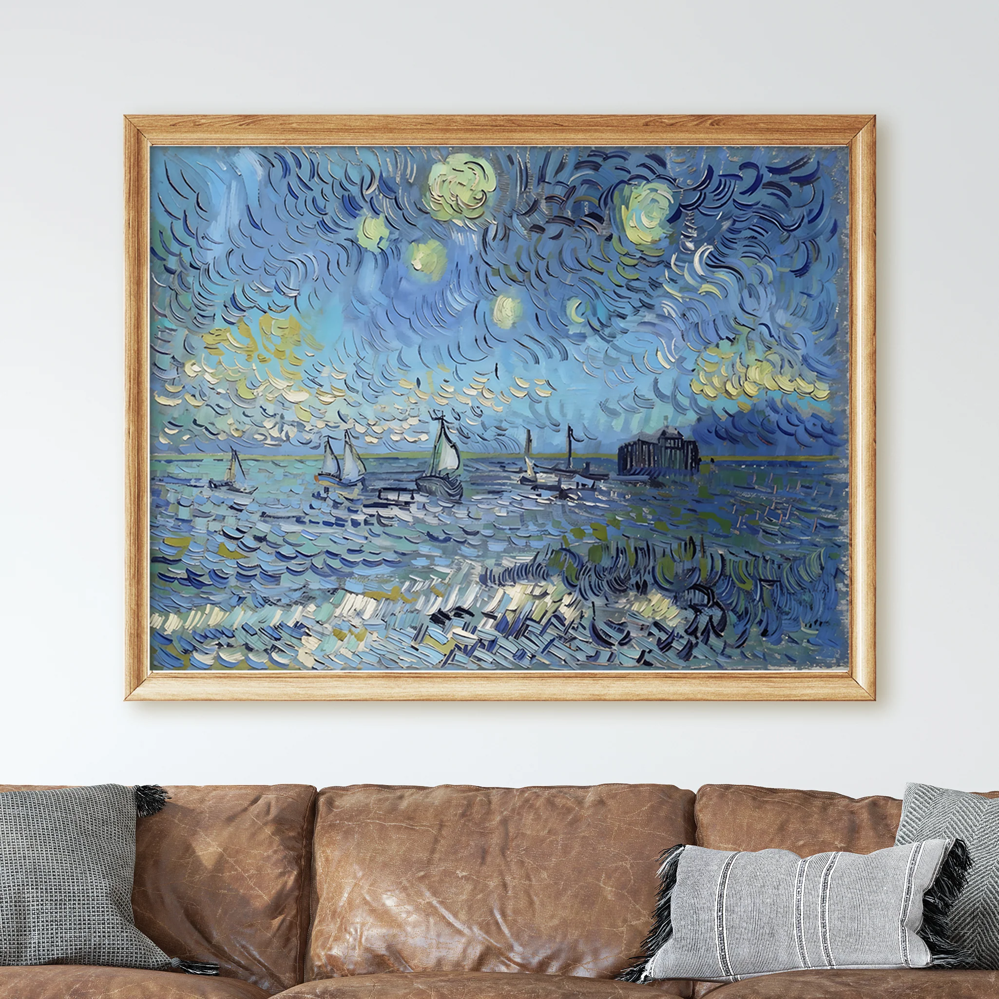 Seascape Van Gogh Style - Image 2