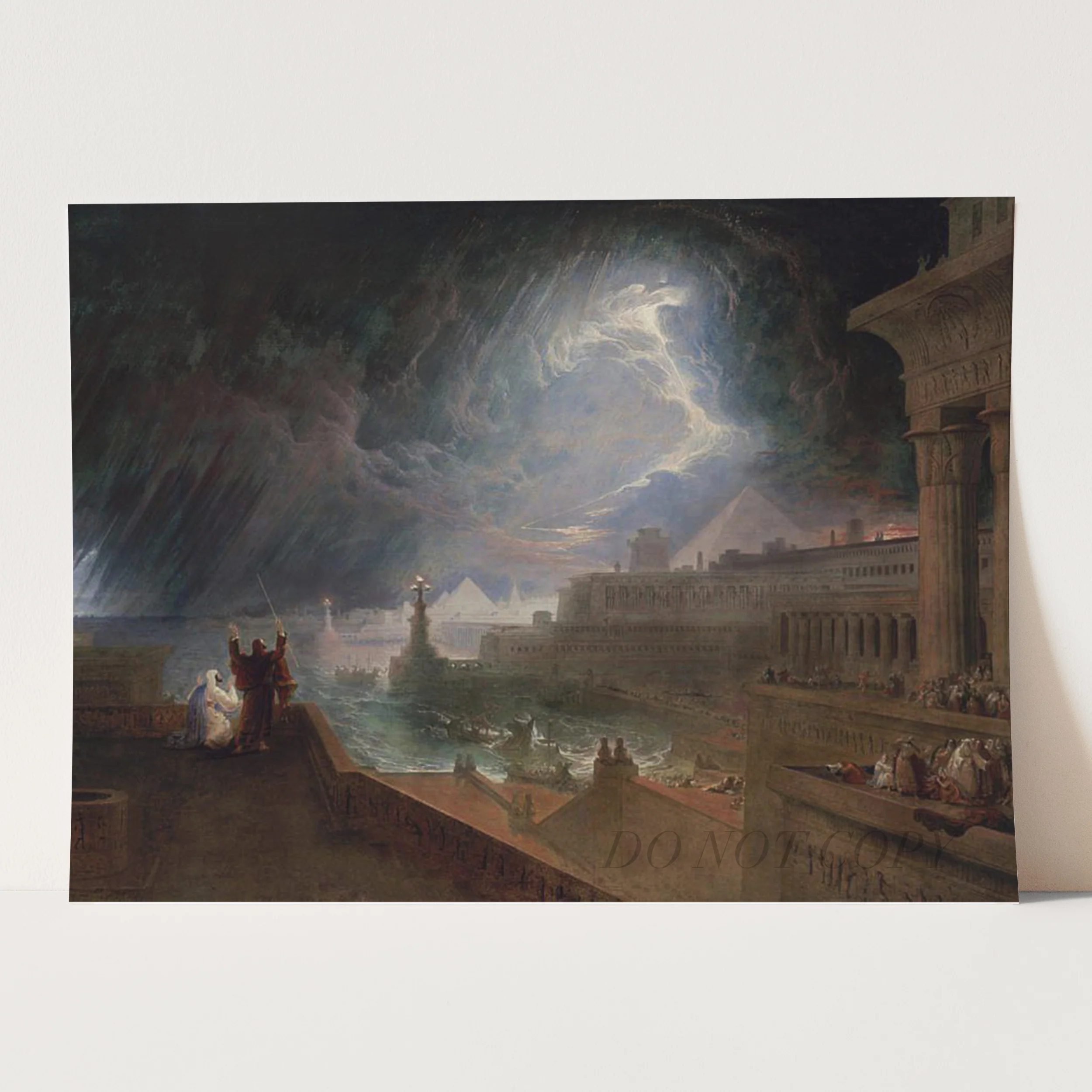 Seventh Plague of Egypt (1823) by John Martin - Image 3