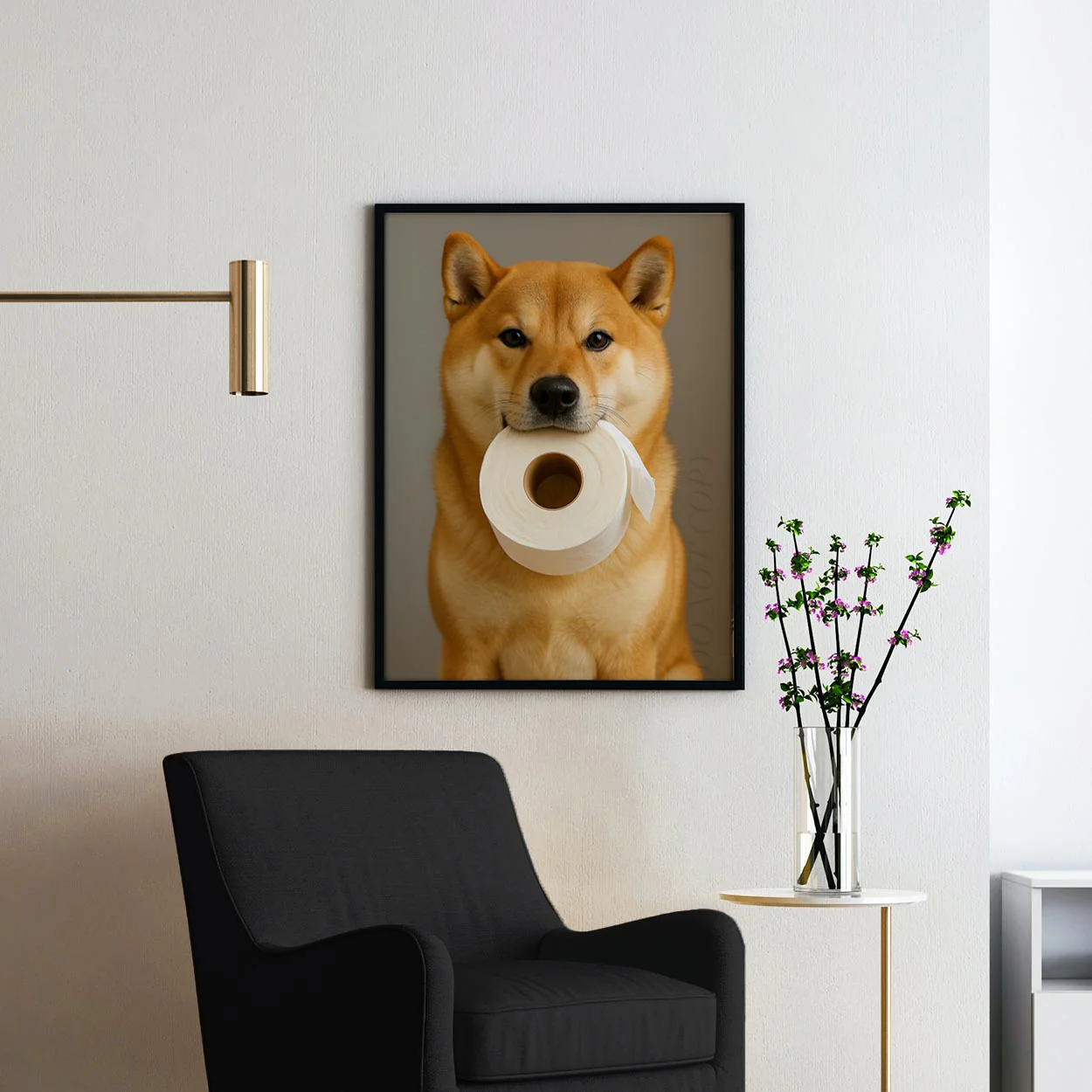Shiba Inu Dog Toilet Paper - Image 2