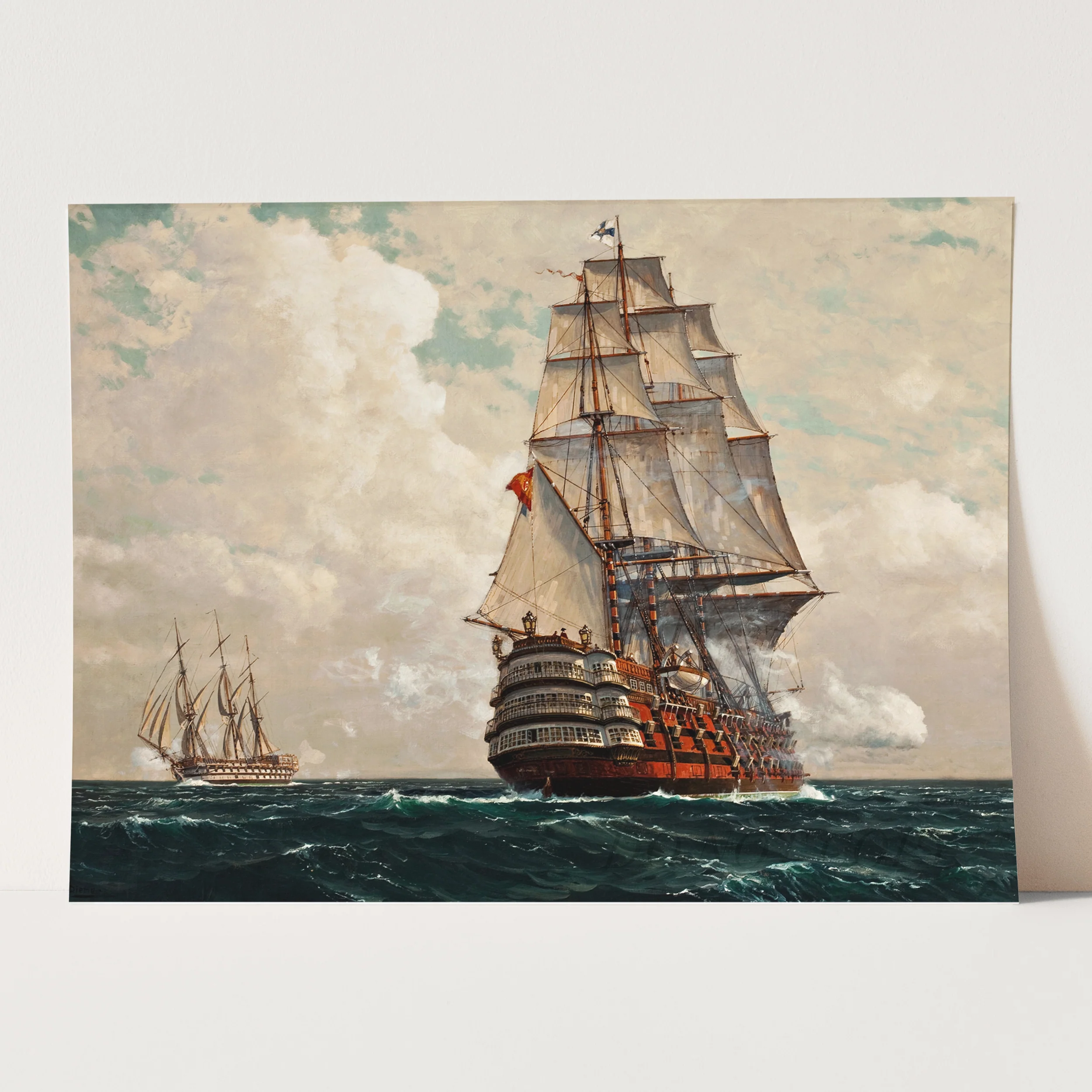 Ship At Sea by Michael Zeno Diemer - Image 3
