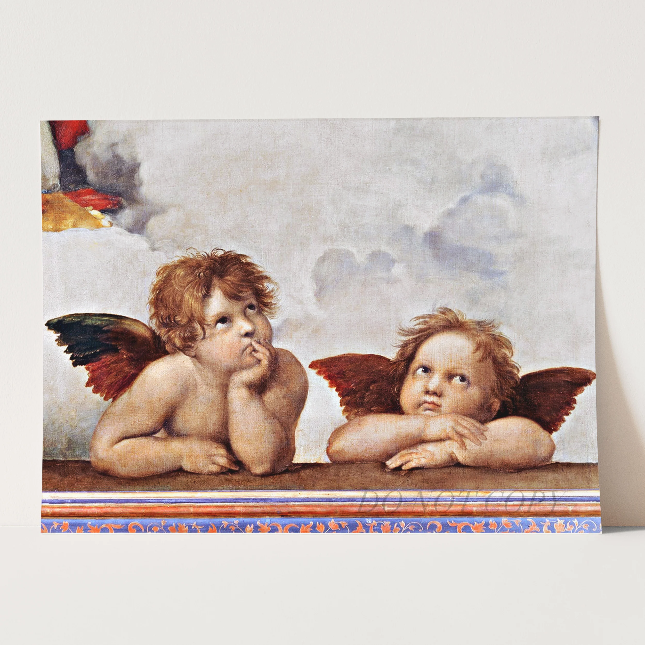 Sistine Madonna by Raphael - The Two Angels, Cherubs - Image 3