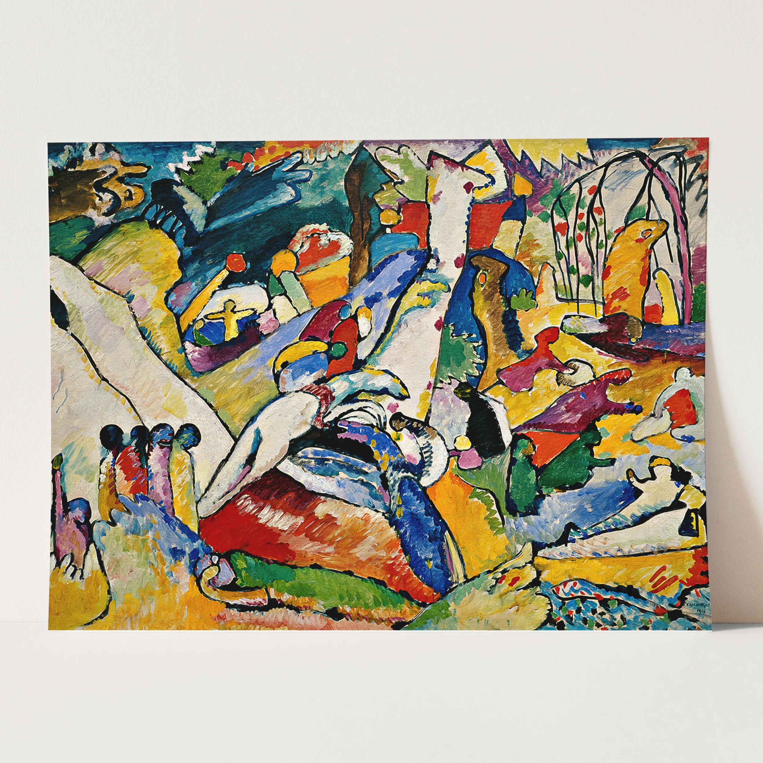 Sketch for Composition II by Wassily Kandinsky - Image 3