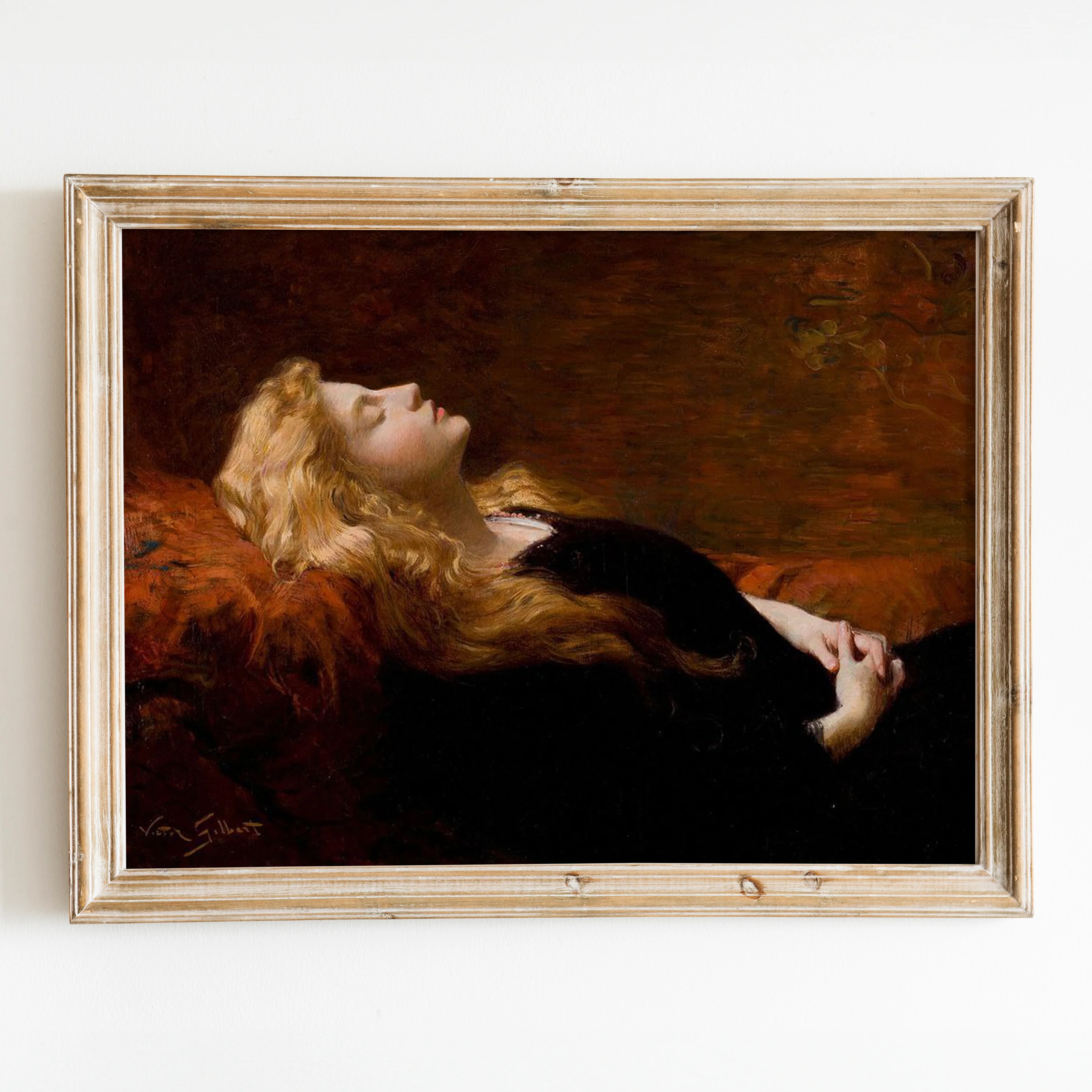 Sleeping Beauty (1899) by Victor Gabriel Gilbert