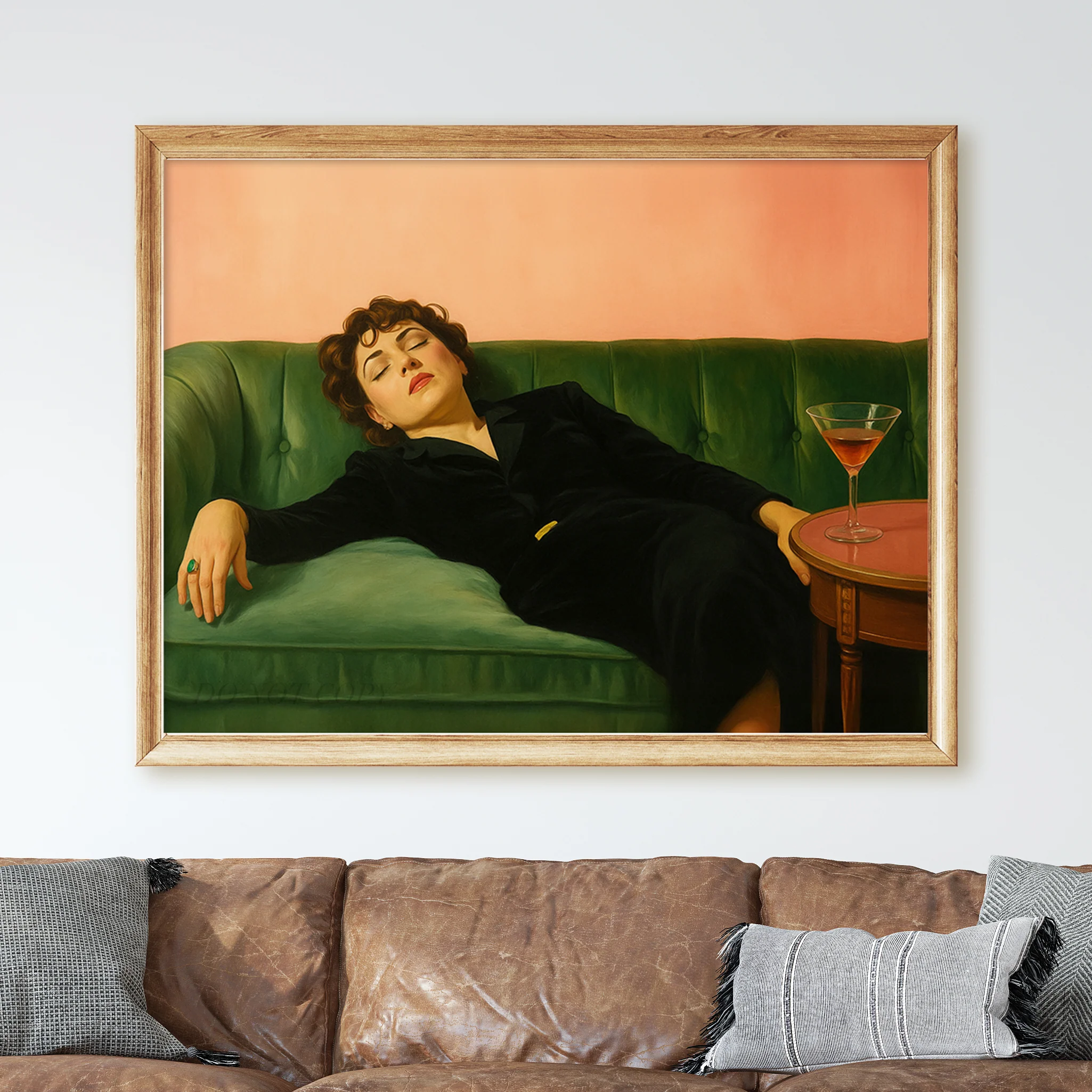 Sleeping Woman With Cocktail - Image 2