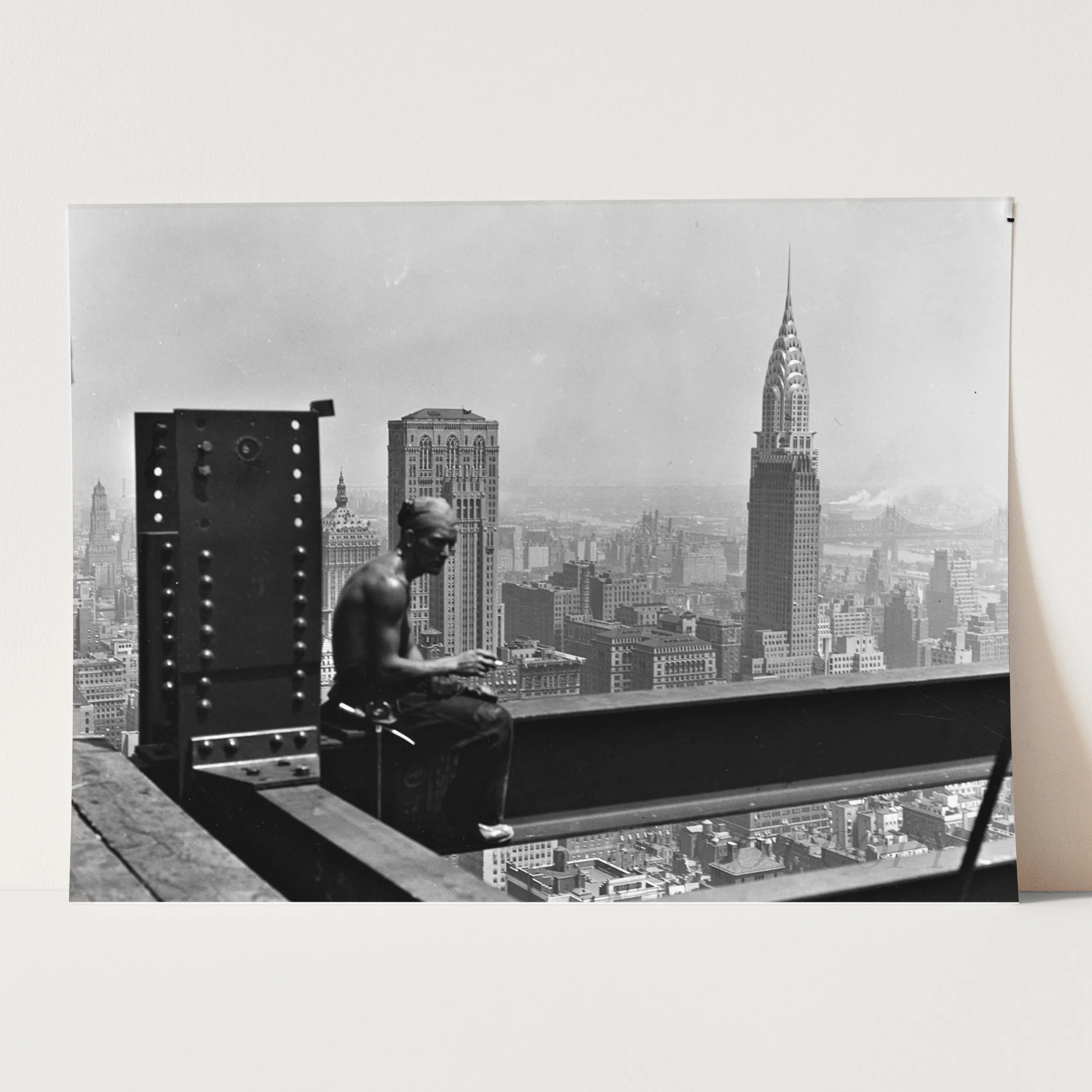 Smoking Atop The Empire State, 1930s - Image 3