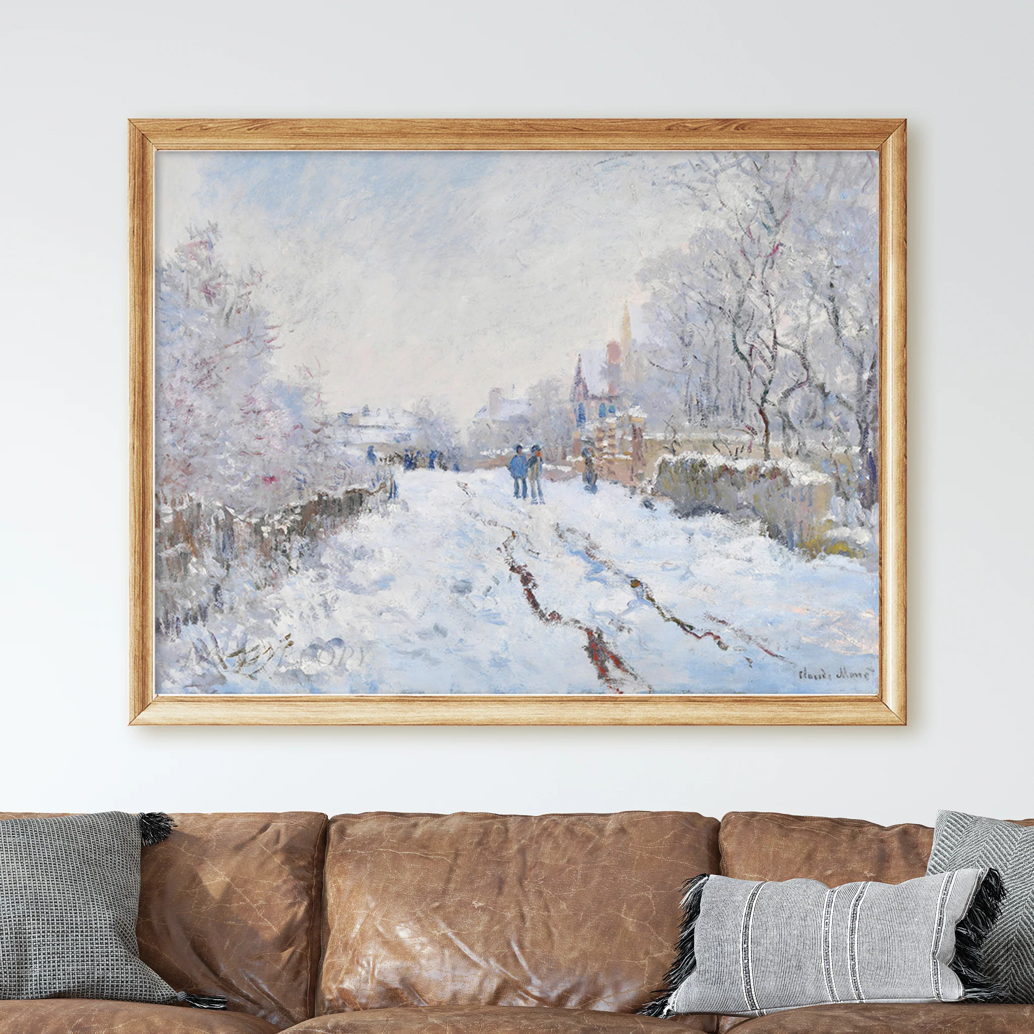 Snow at Argenteuil (1874–1875) by Claude Monet - Image 2