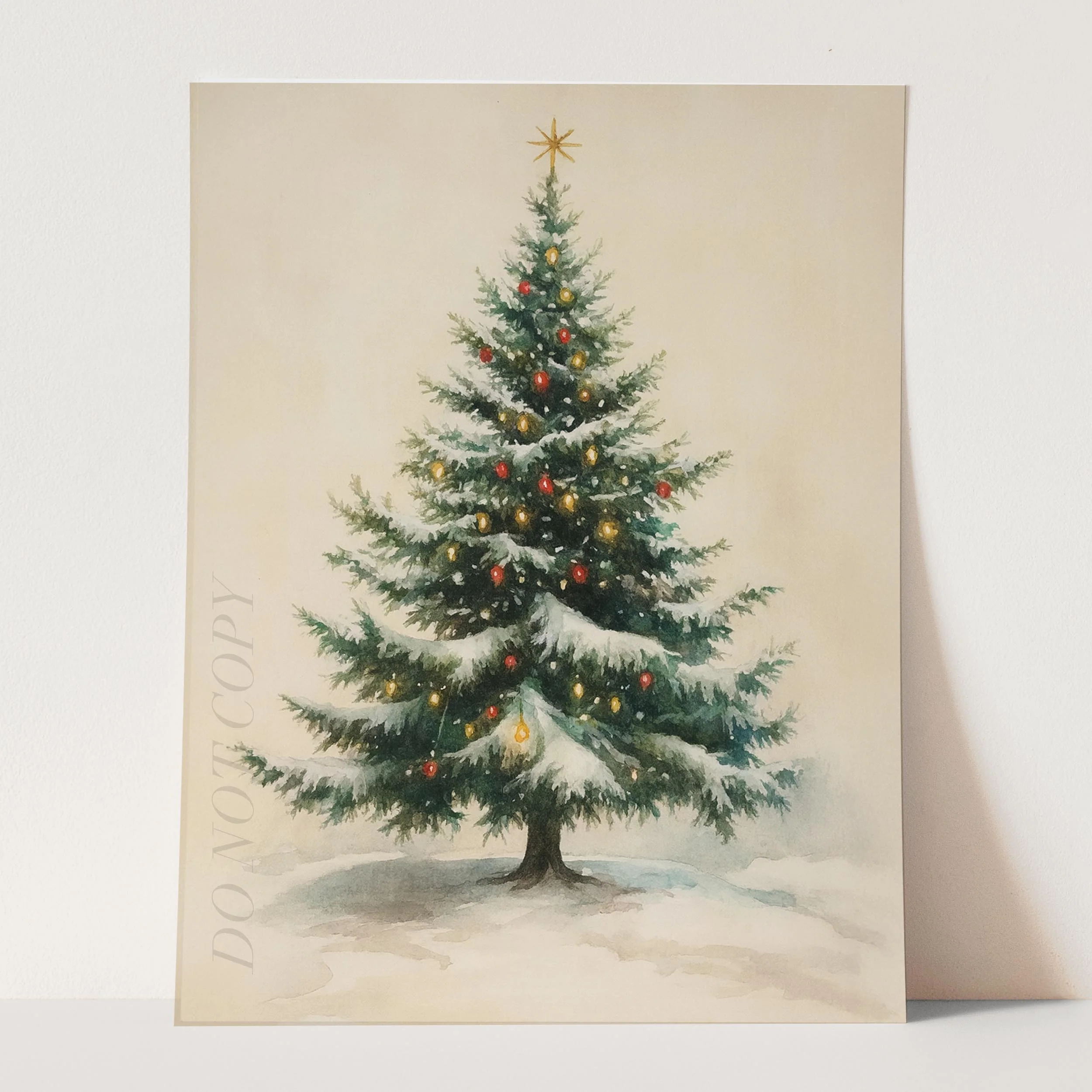 Snowy Christmas Tree - Image 3