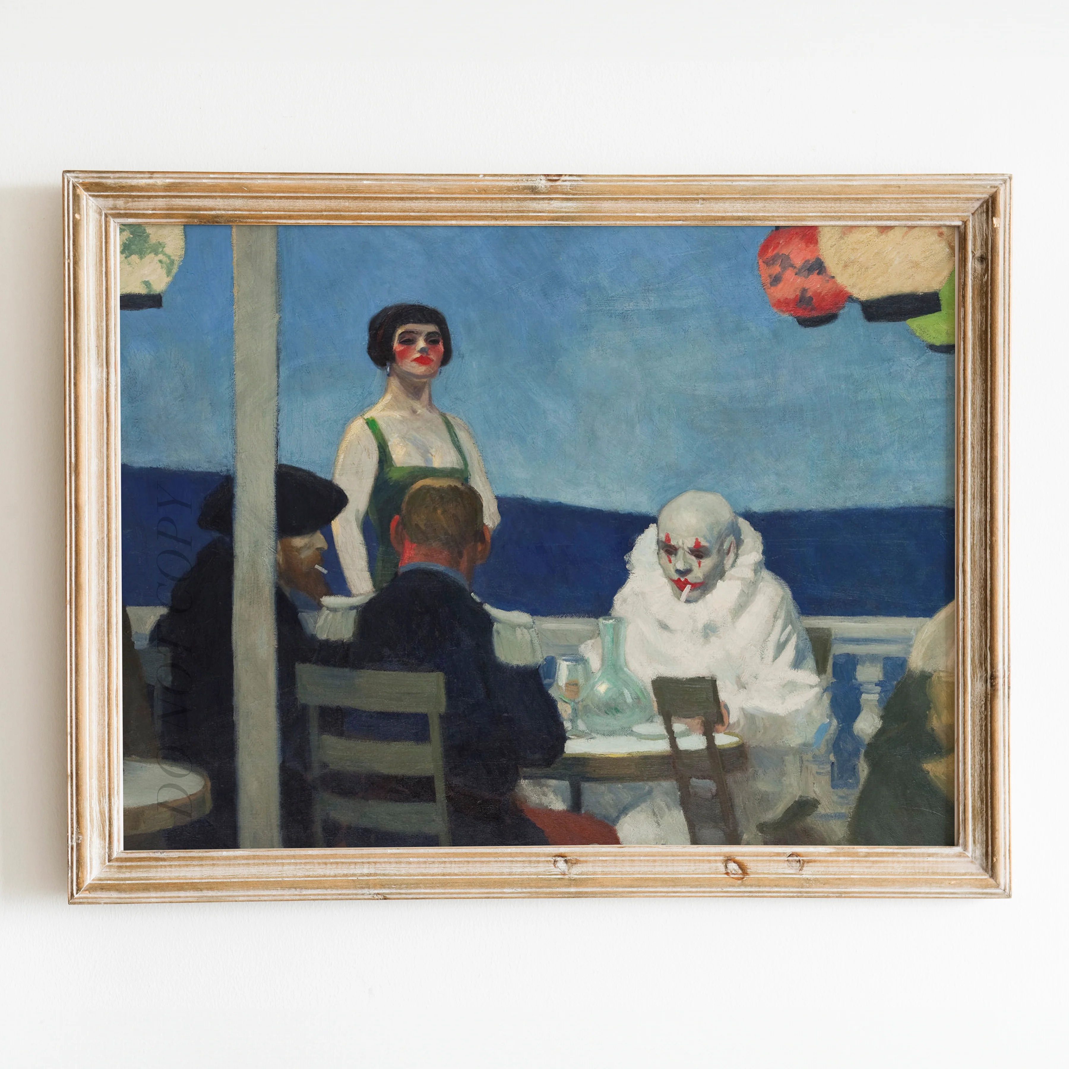 Soir Bleu Bar Restaurant by Edward Hopper