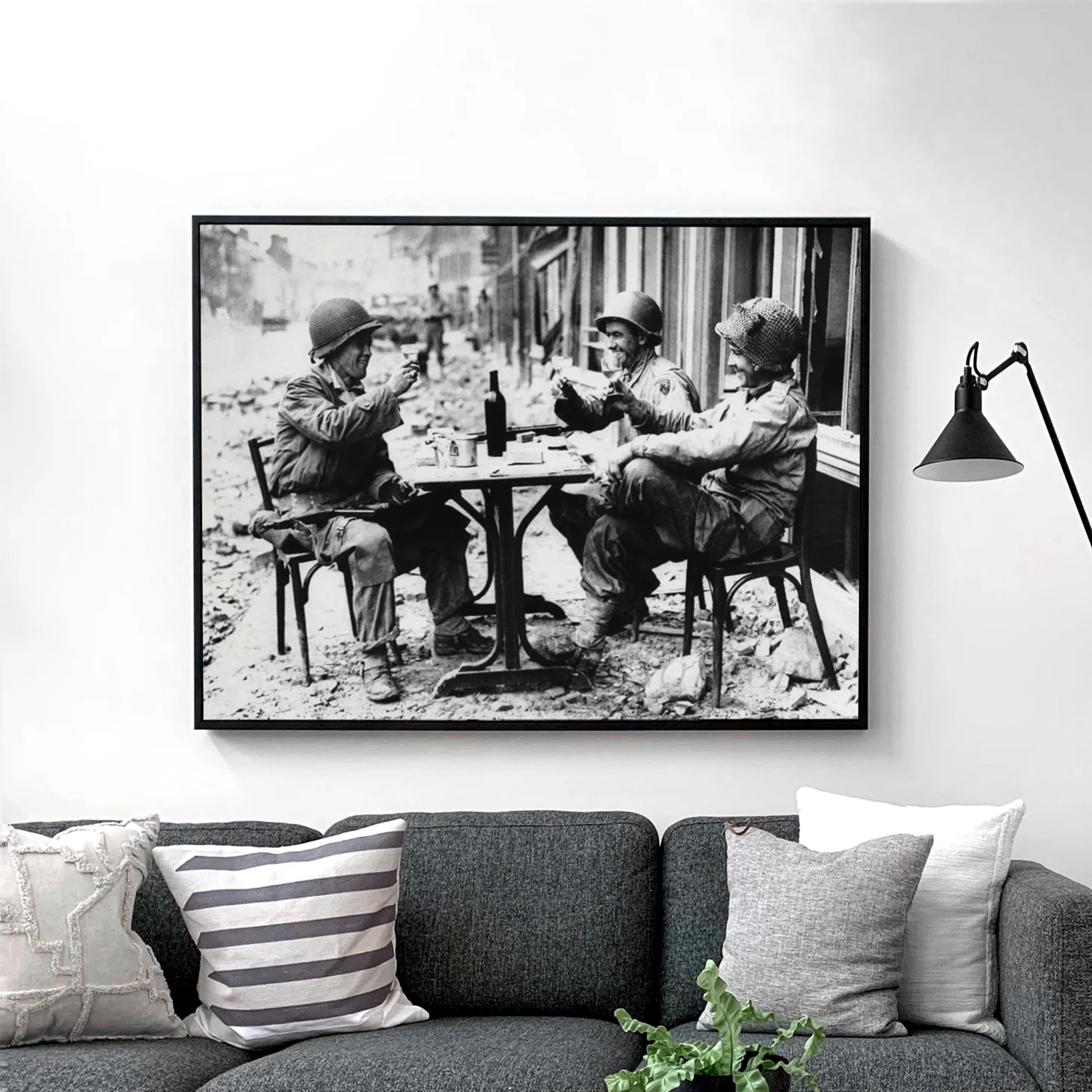 Soldiers Drinking Champagne, World War Two - Image 2