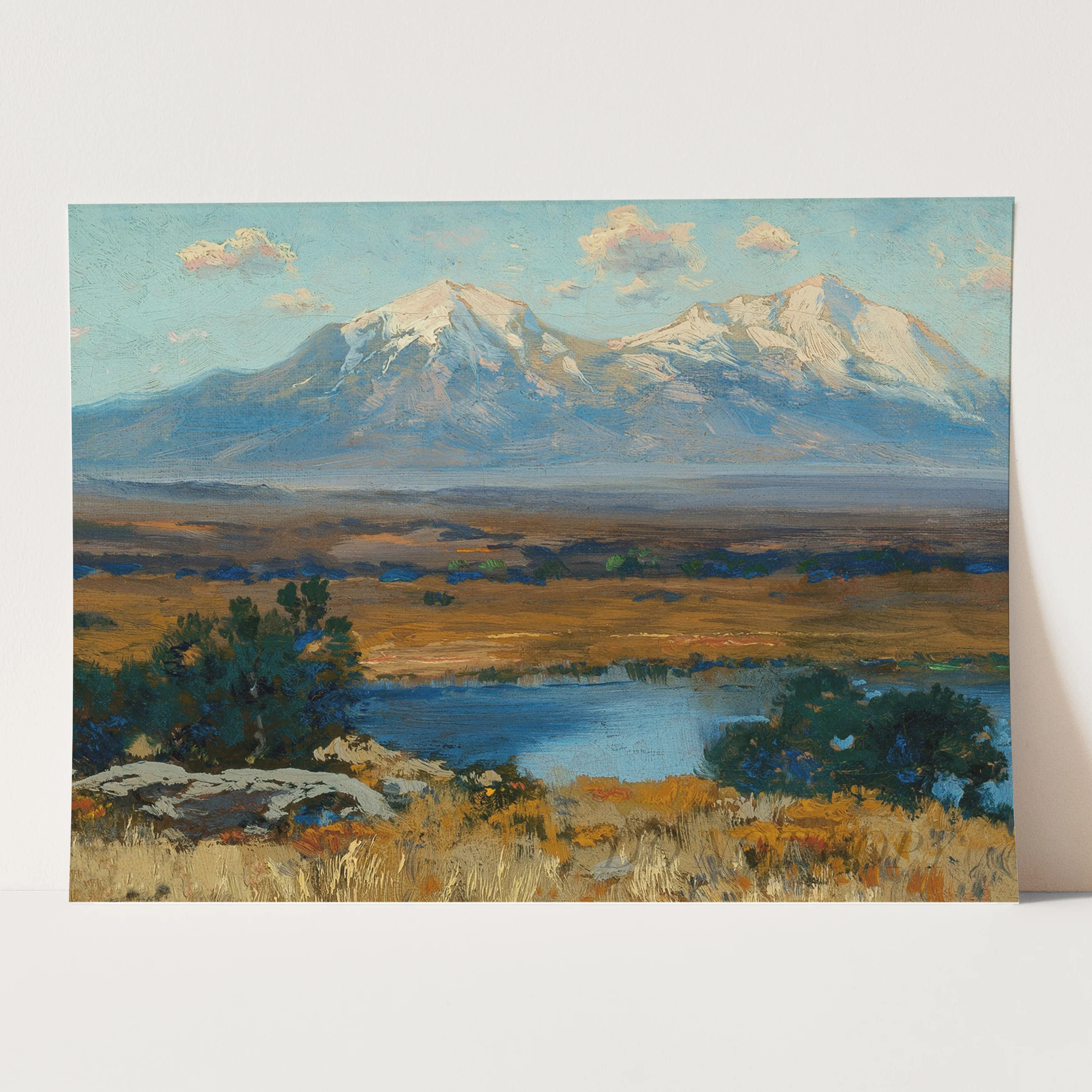 Spanish Peaks, Colorado, 1911 by Charles Partridge Adams - Image 3
