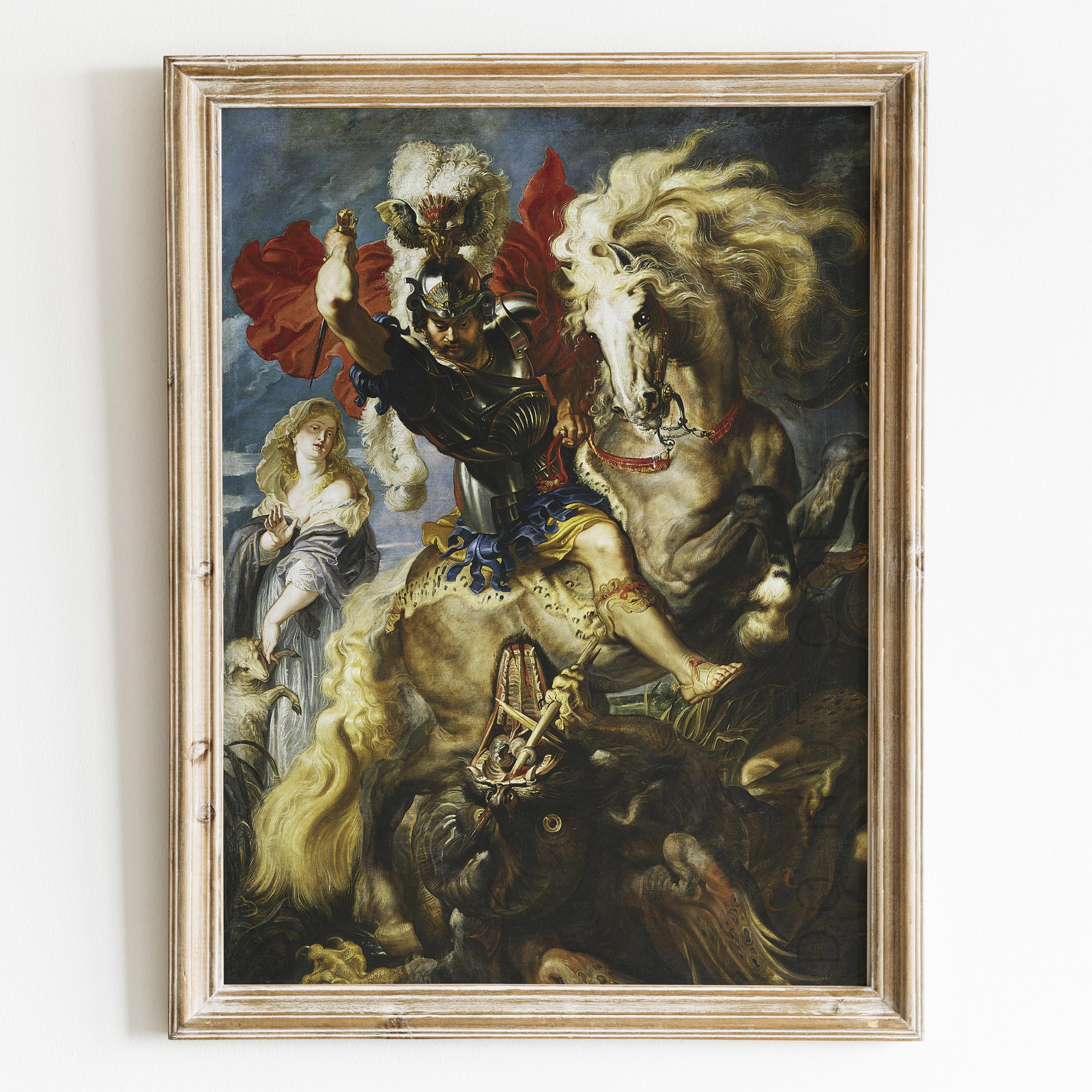 St. George and The Dragon by Peter Paul Rubens