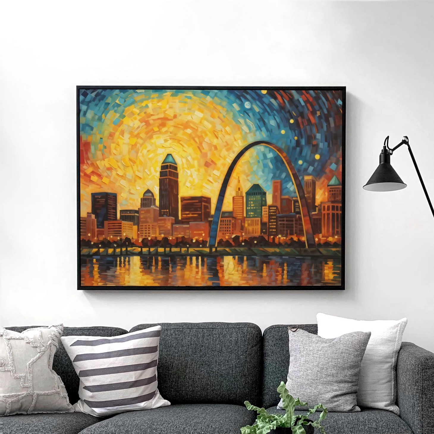 St Louis As Van Gogh Starry Night - Image 2