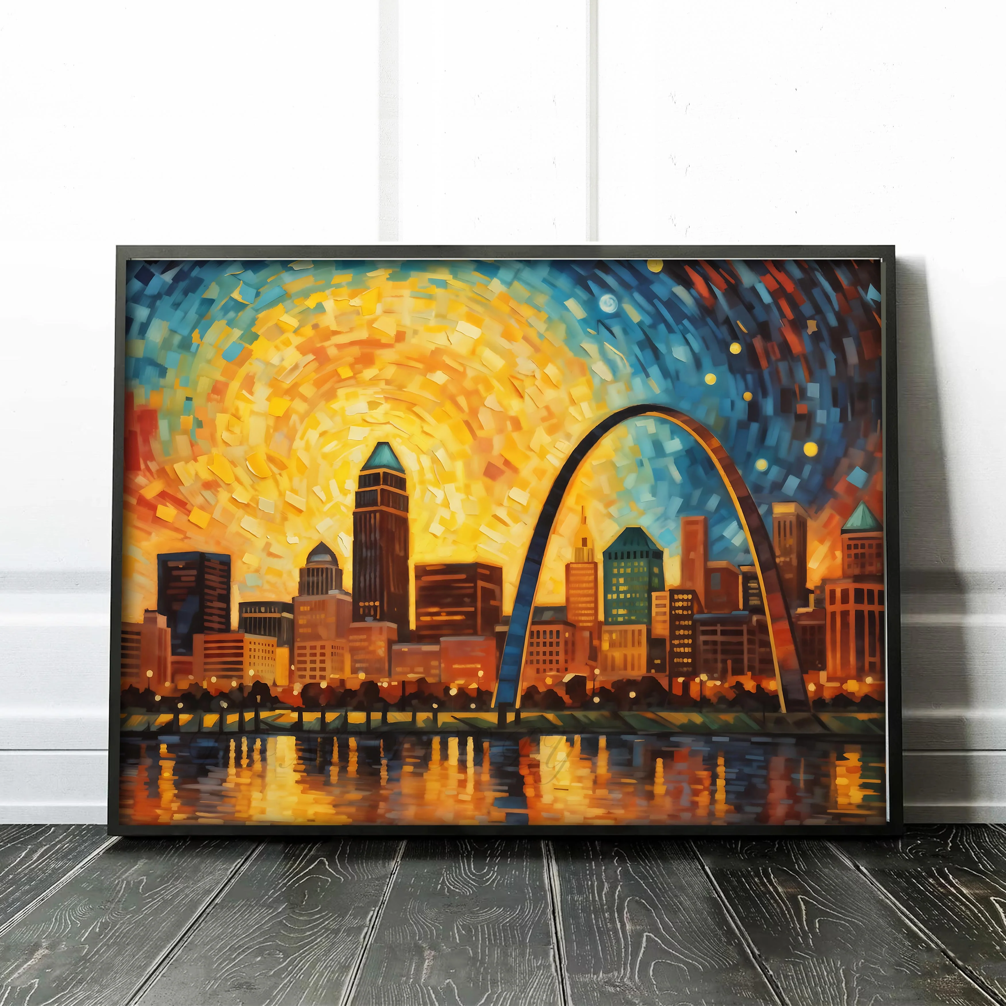 St Louis As Van Gogh Starry Night - Image 3
