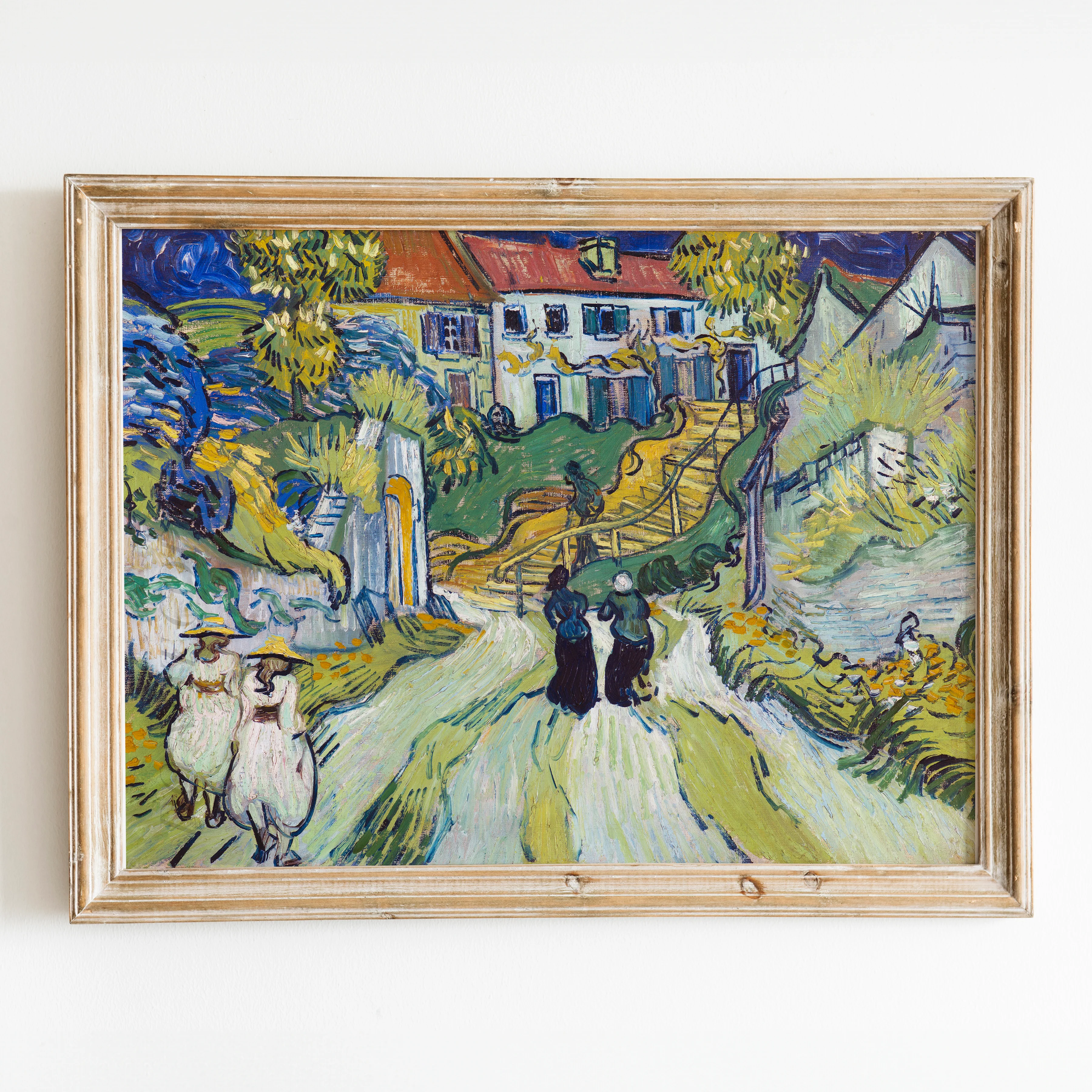 Stairway at Auvers (1890) by Van Gogh