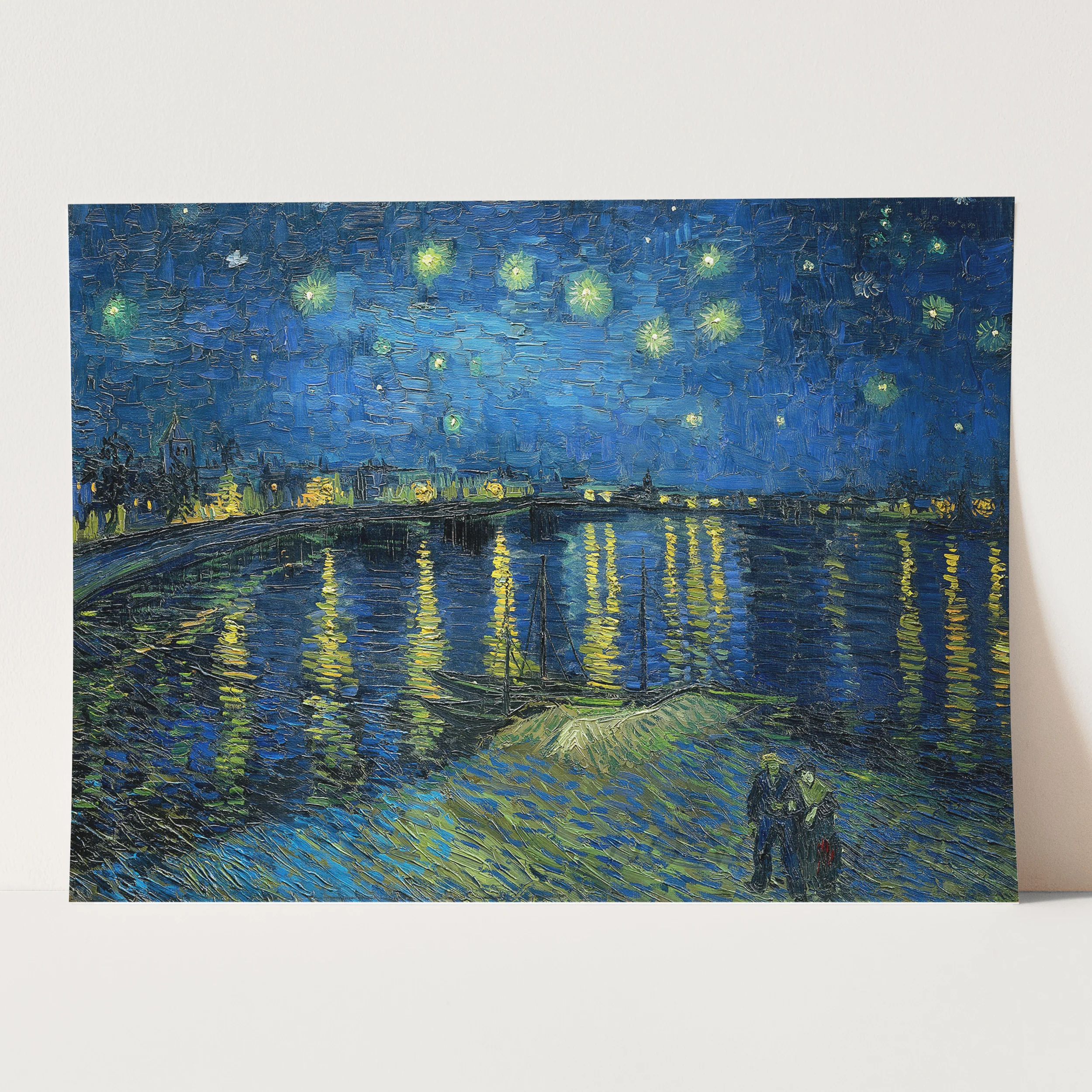 Starry Night Over the Rhone (1888) by Van Gogh - Image 3