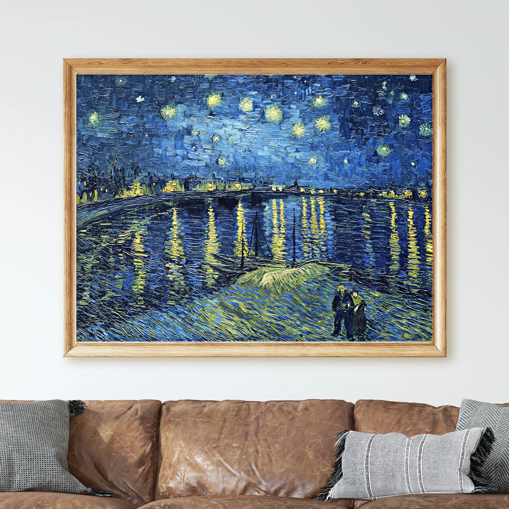 Starry Night Over the Rhône by Van Gogh - Image 2