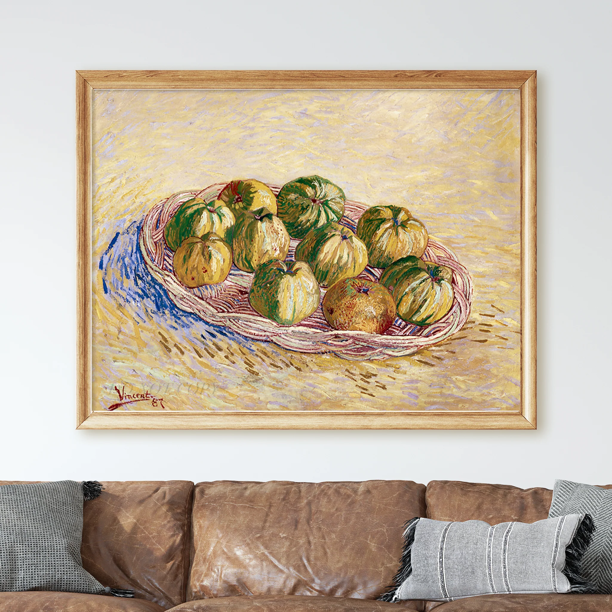 Still Life, Basket of Apples (1887) by Van Gogh - Image 2