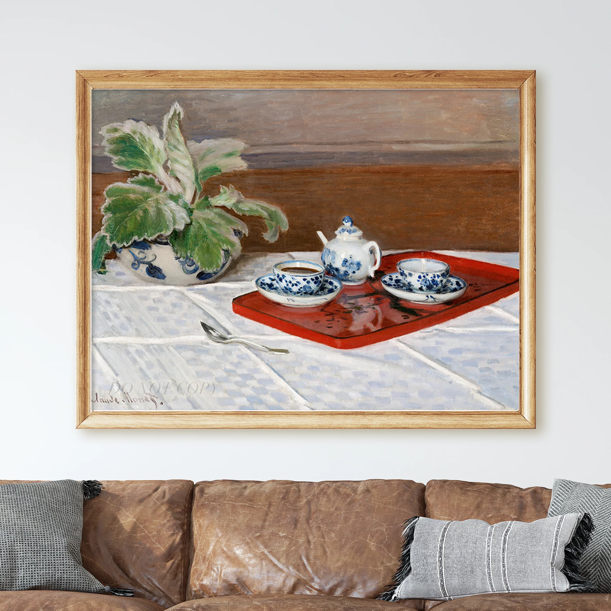 Still Life, Tea Service (1872) by Claude Monet - Image 2