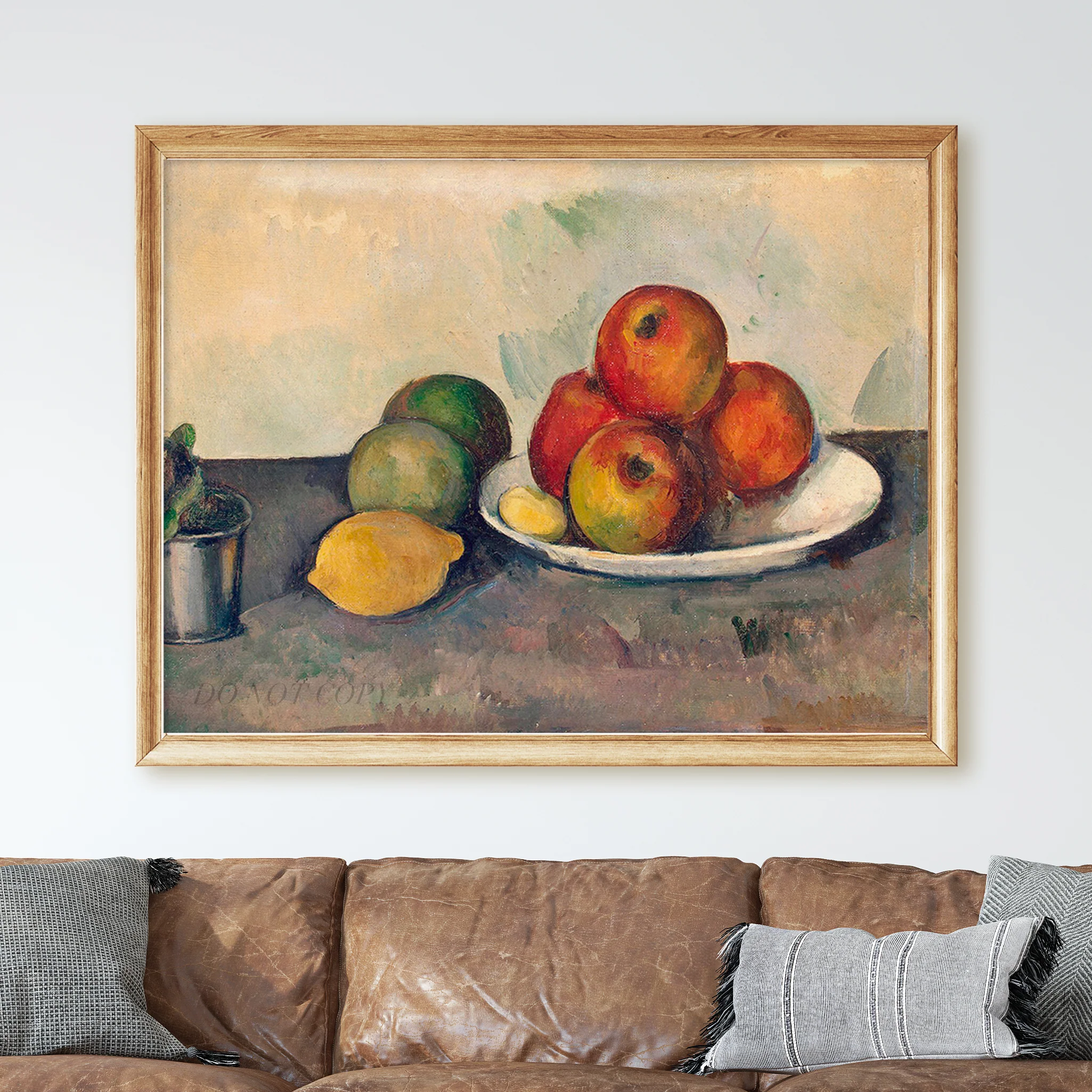 Still Life with Apples and Lemons by Paul Cezanne - Image 2