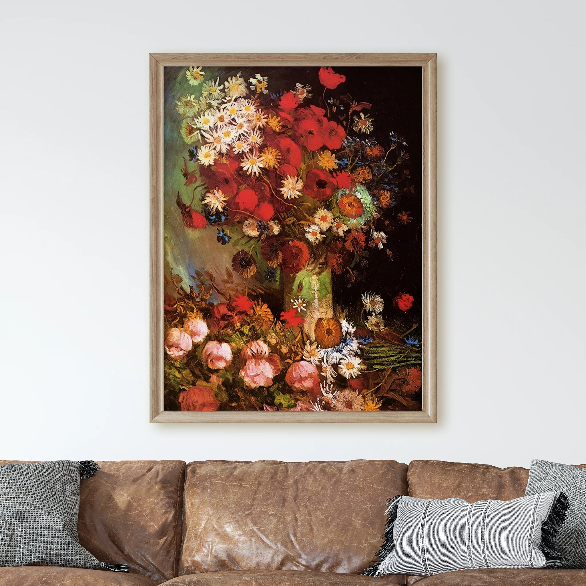 Still Life With Meadow Flowers and Roses by Van Gogh - Image 2
