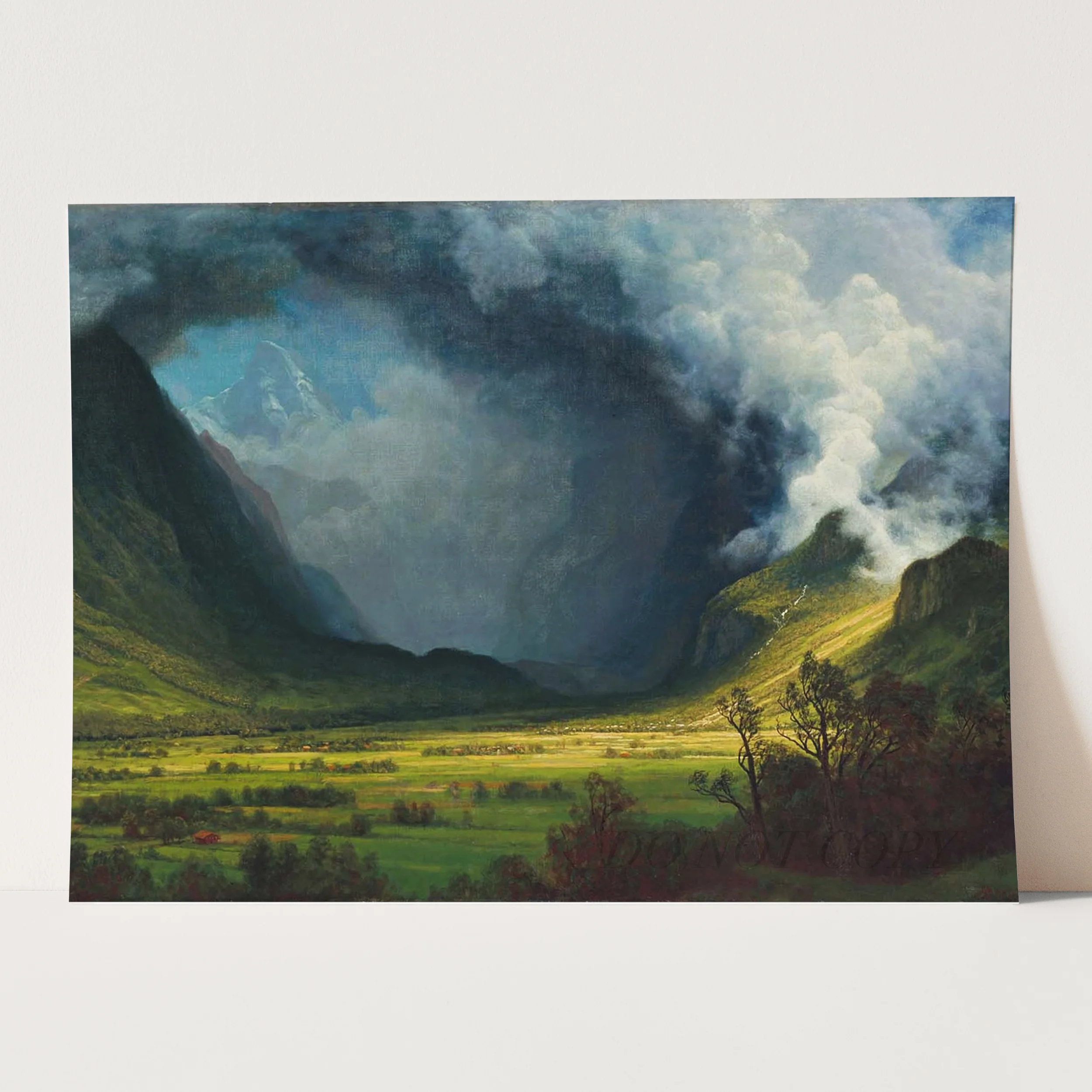 Storm in the Mountains by Albert Bierstadt - Image 3