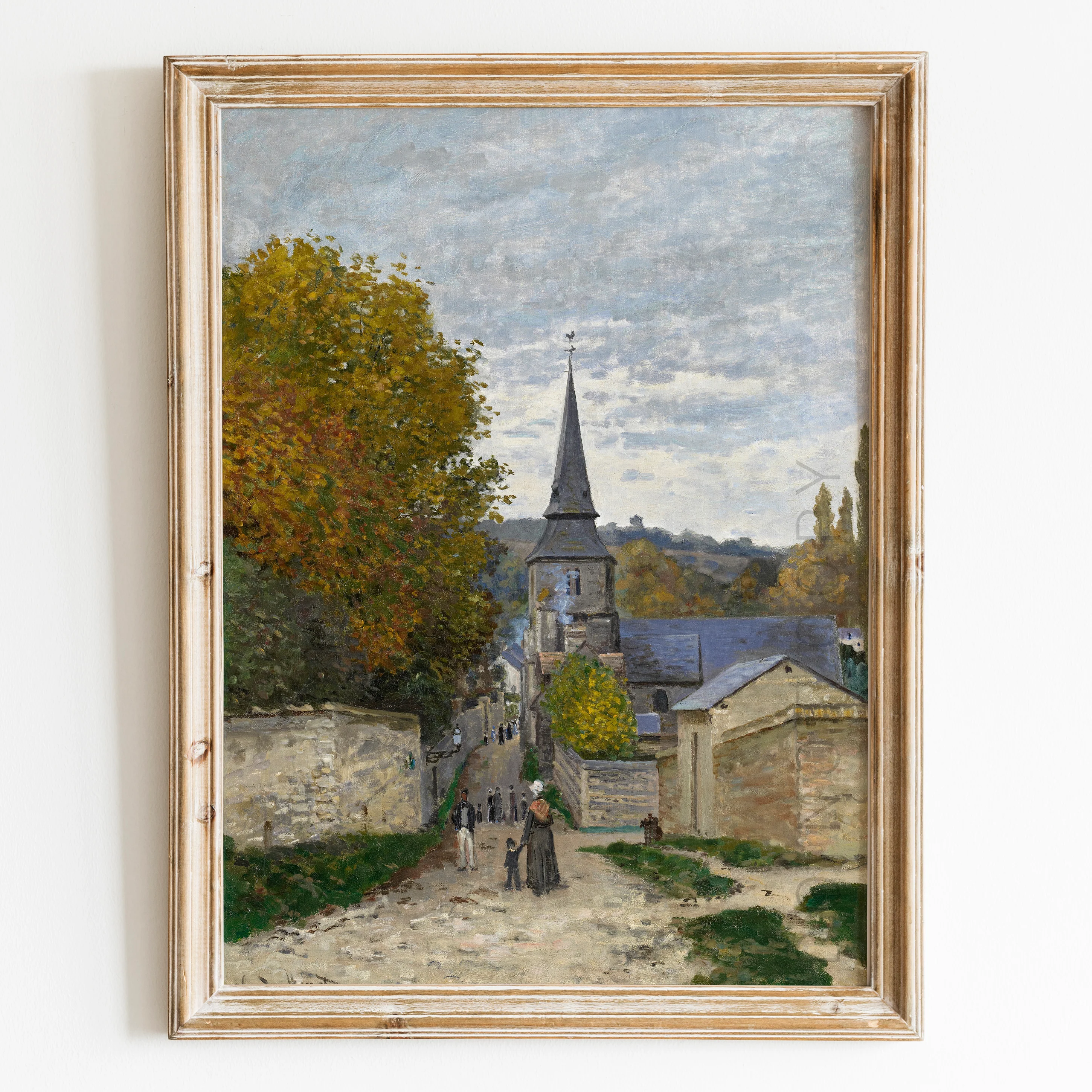 Street in Sainte-Adresse (1867) by Claude Monet