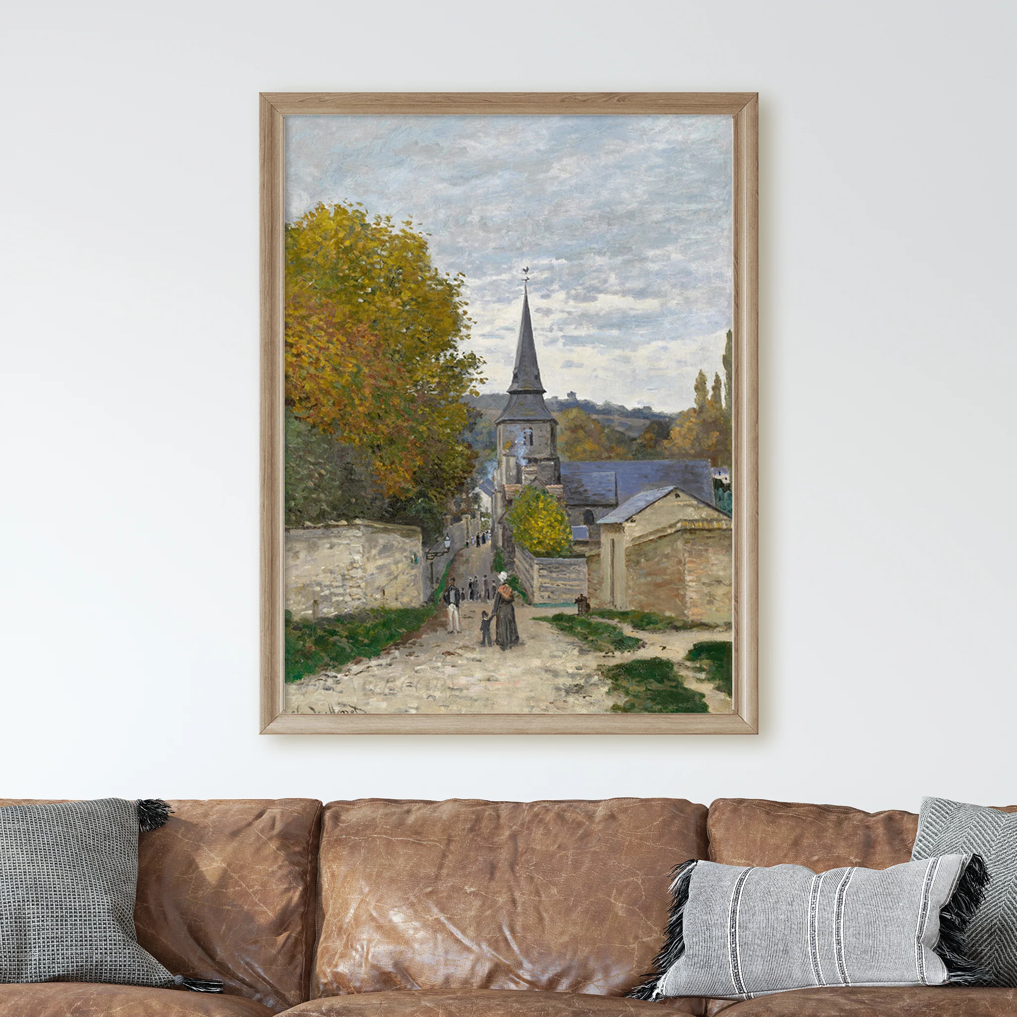 Street in Sainte-Adresse (1867) by Claude Monet - Image 2