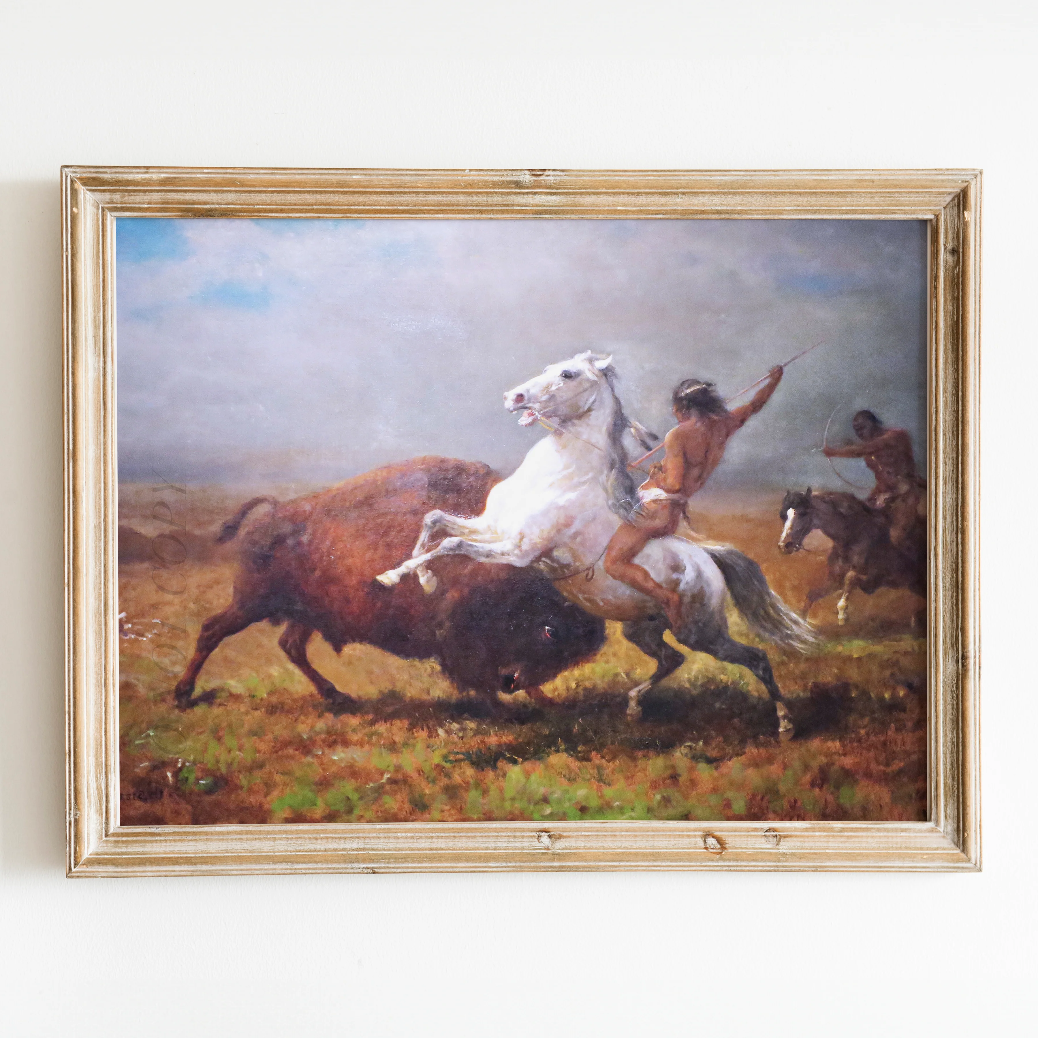 Study for The Last of the Buffalo by Albert Bierstadt