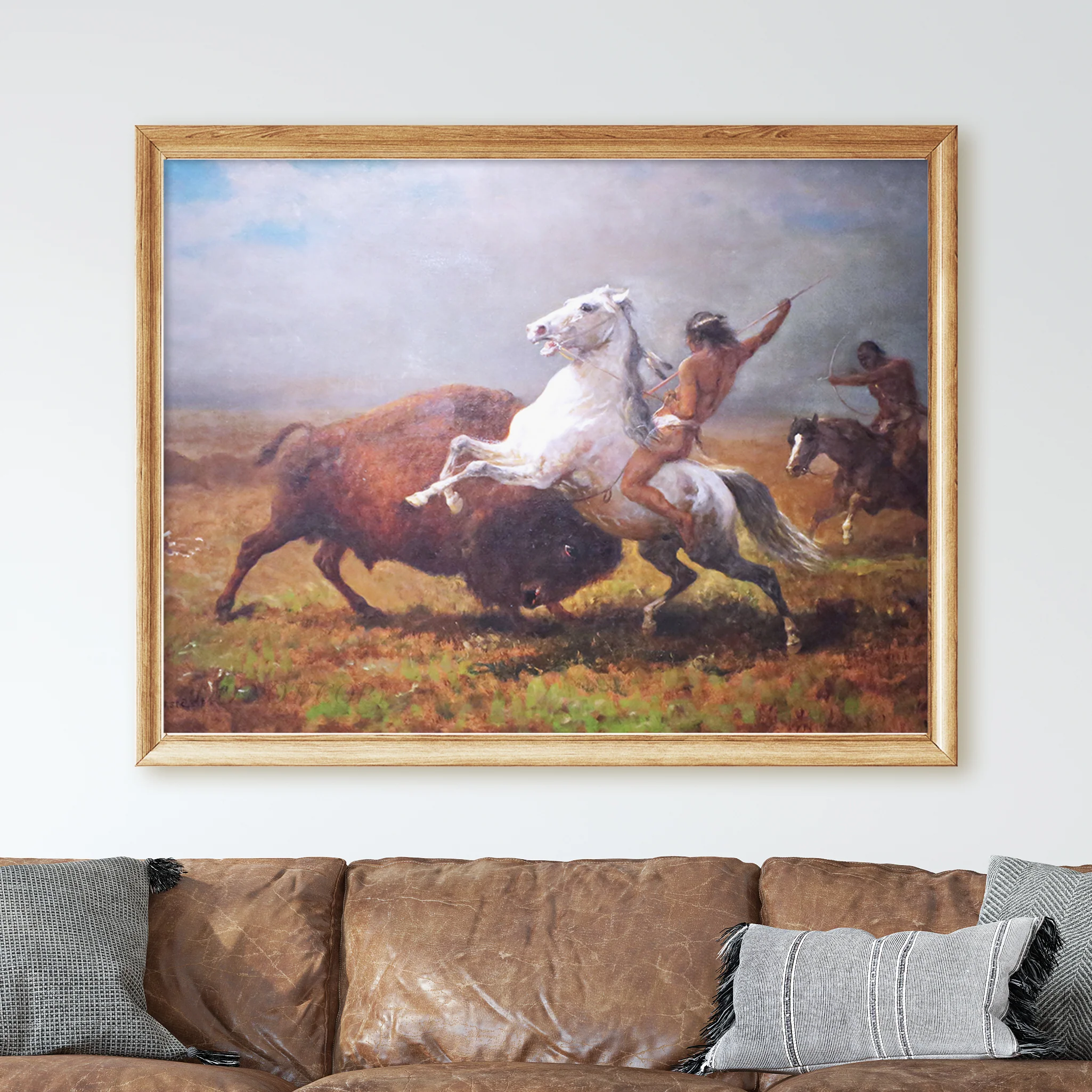 Study for The Last of the Buffalo by Albert Bierstadt - Image 2