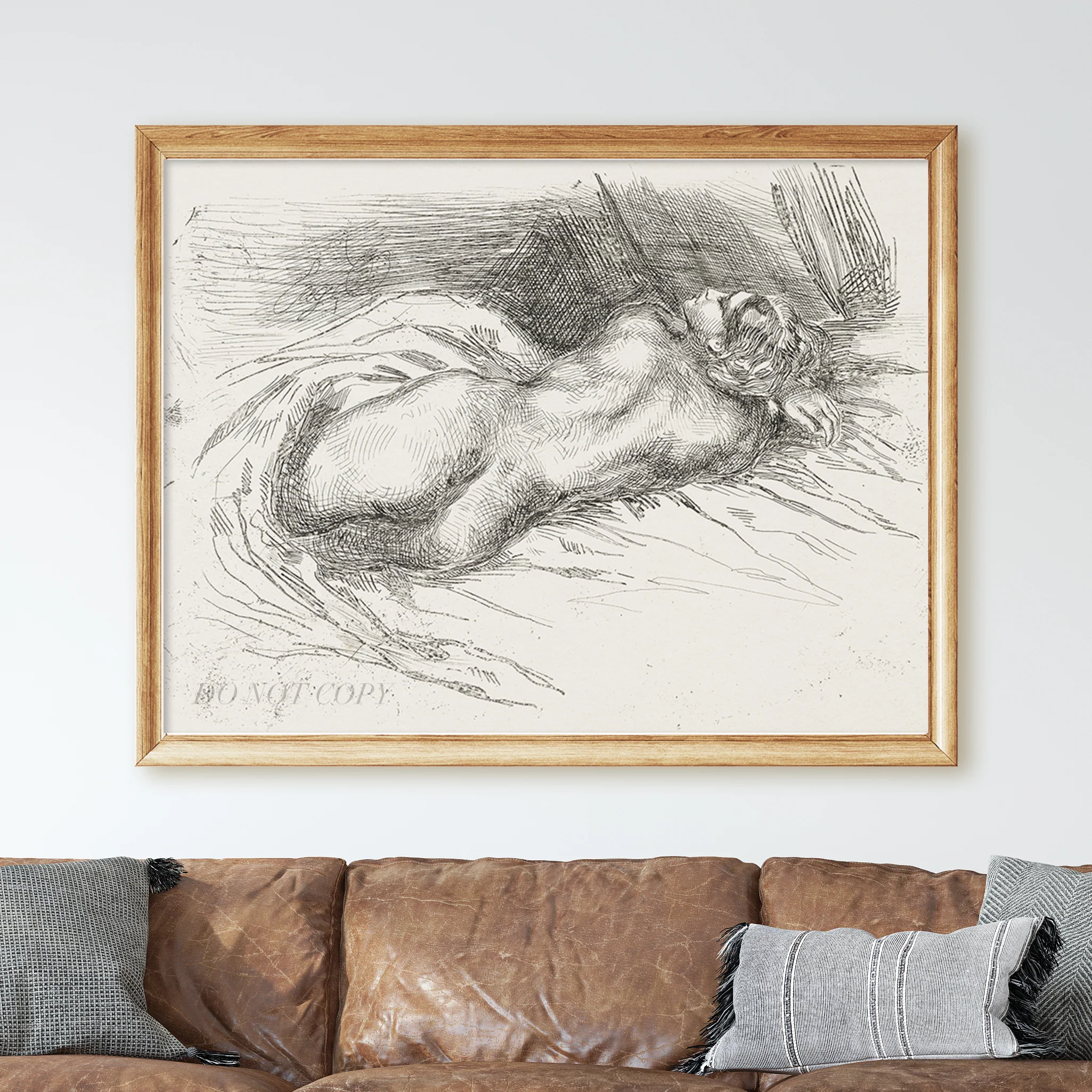 Study of a Woman Viewed from Behind (1833) by Eugène Delacroix - Image 2