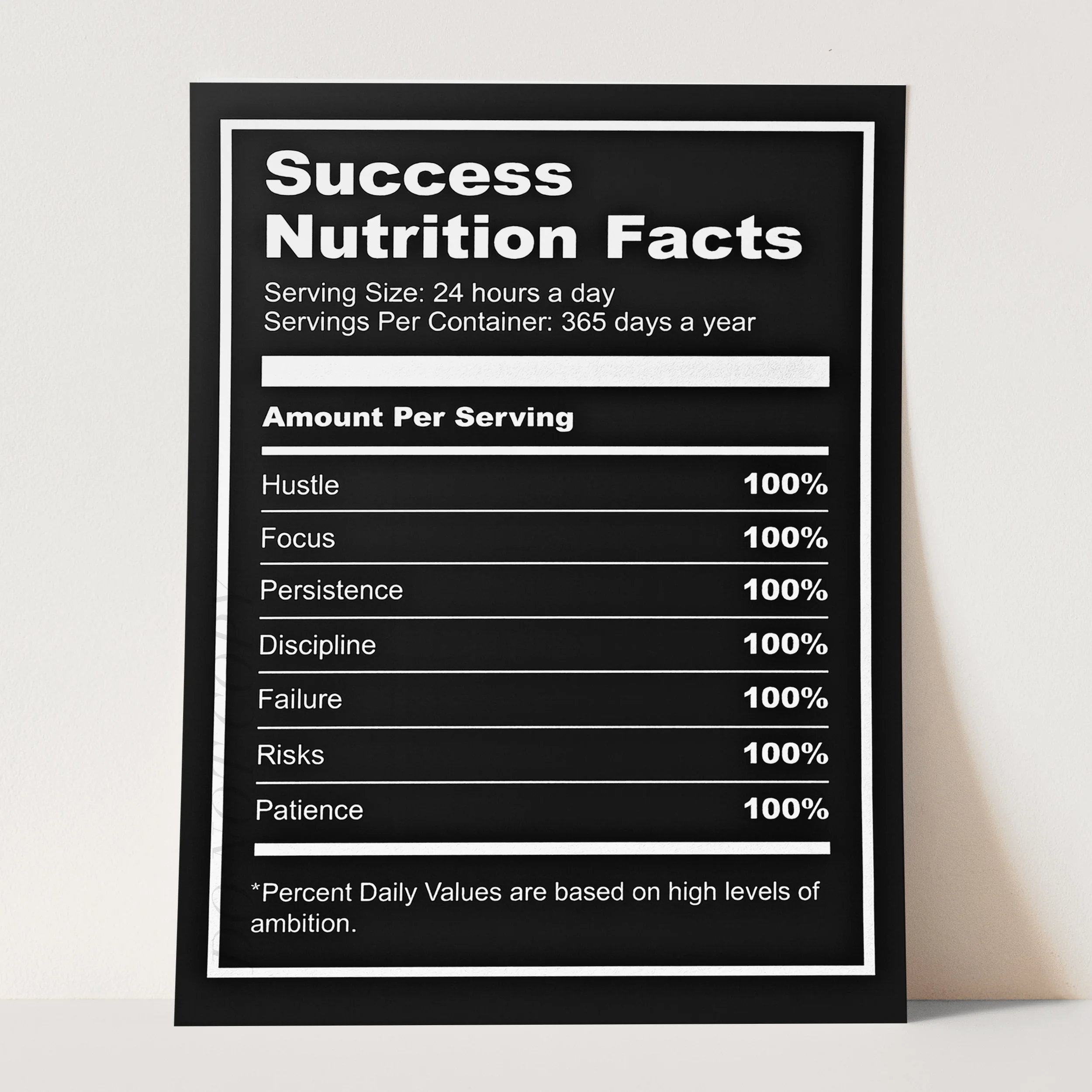 Success Nutrition Facts - Image 3