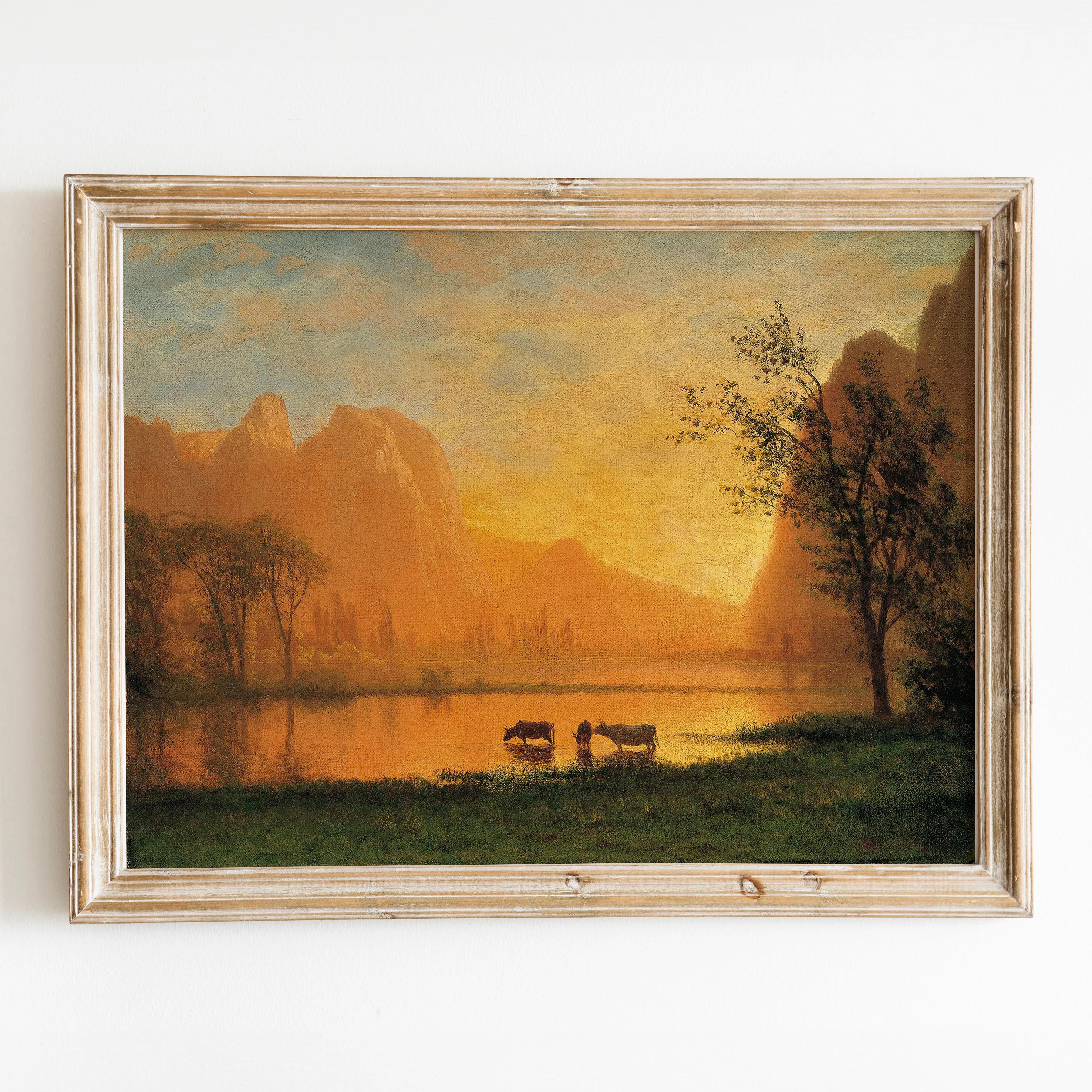 Yosemite Valley at Sundown Landscape