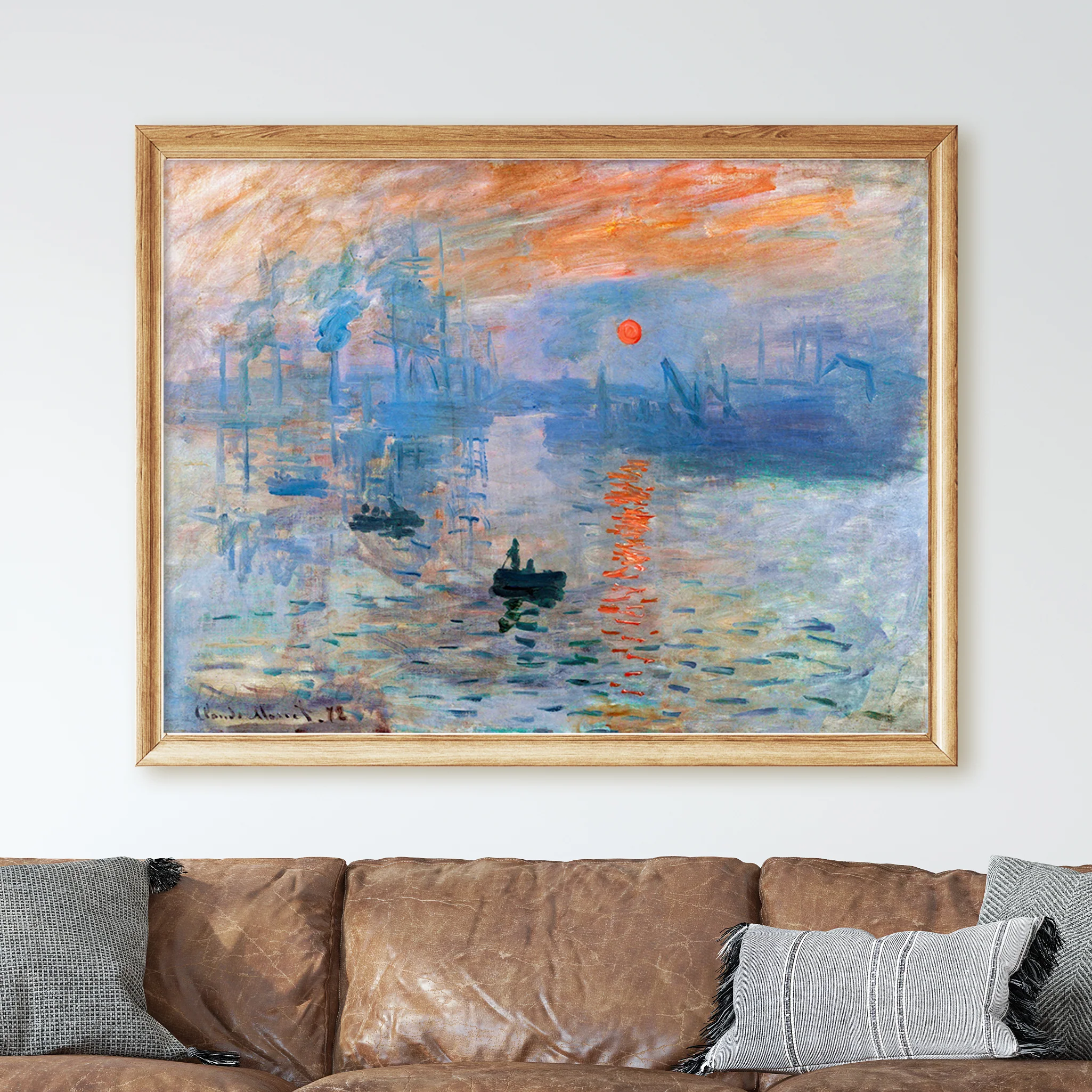 Sunrise - Impression (1872) by Claude Monet - Image 2